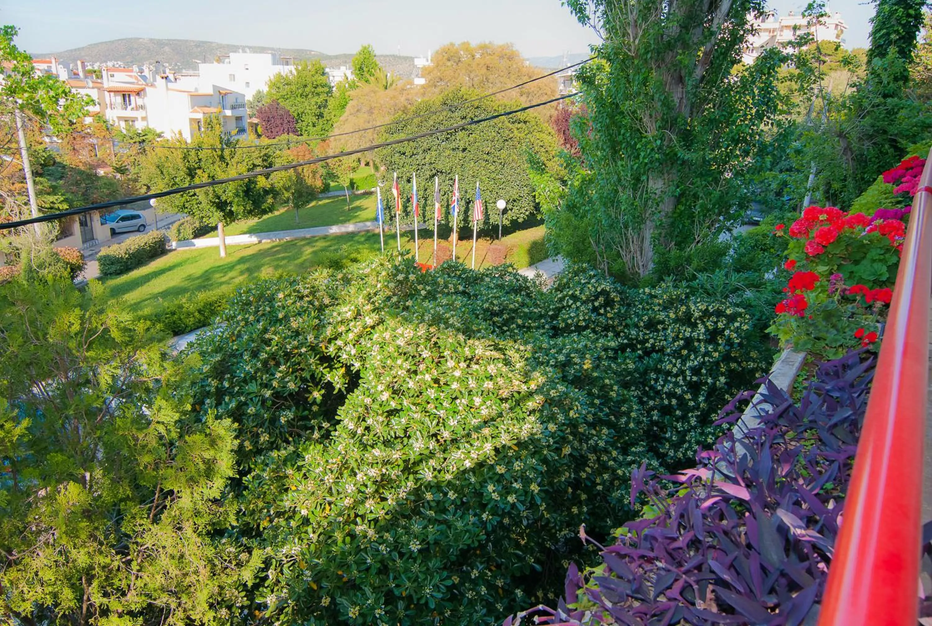 Street view in Apollonia Hotel Apartments