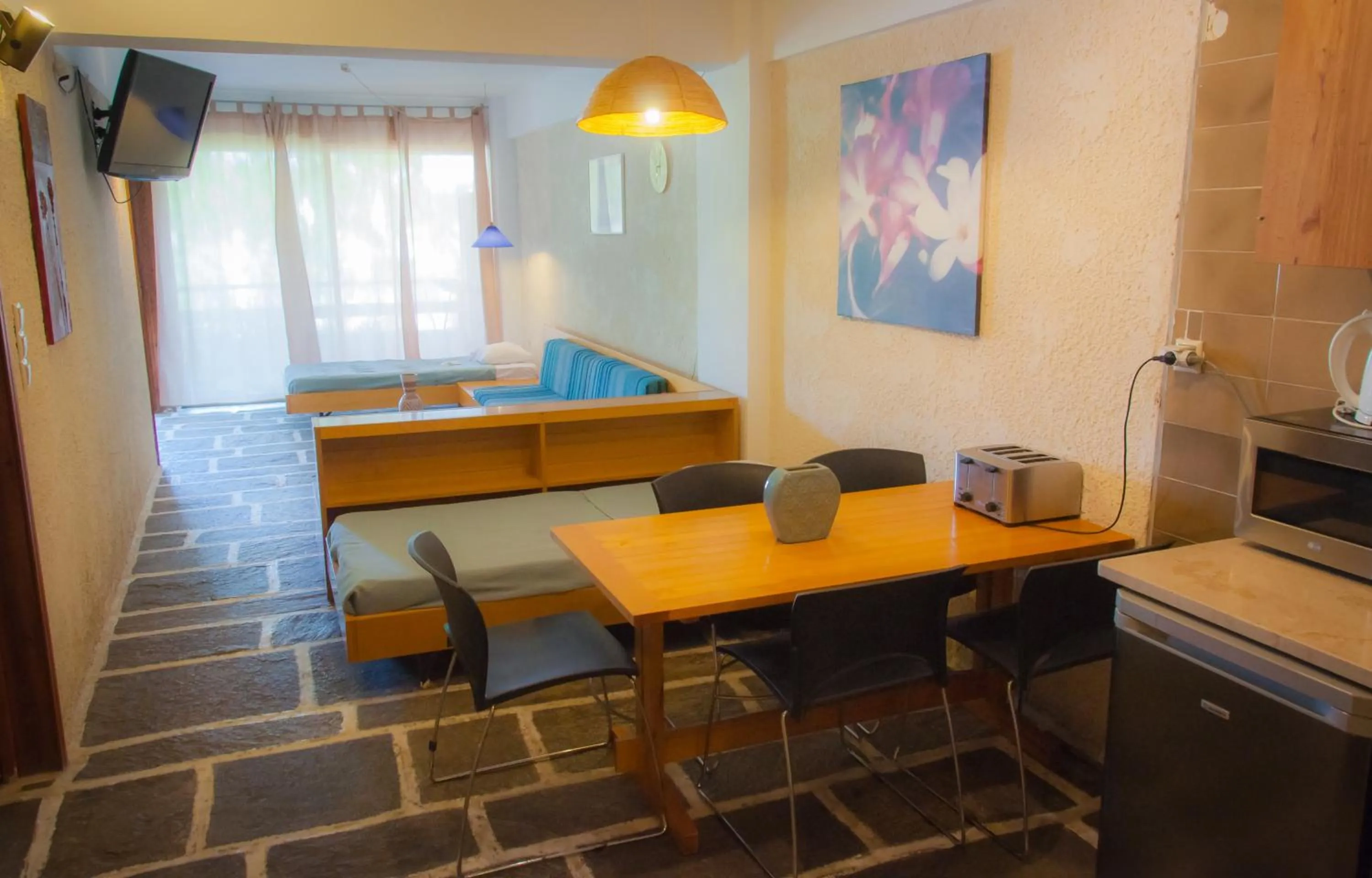 Living room in Apollonia Hotel Apartments