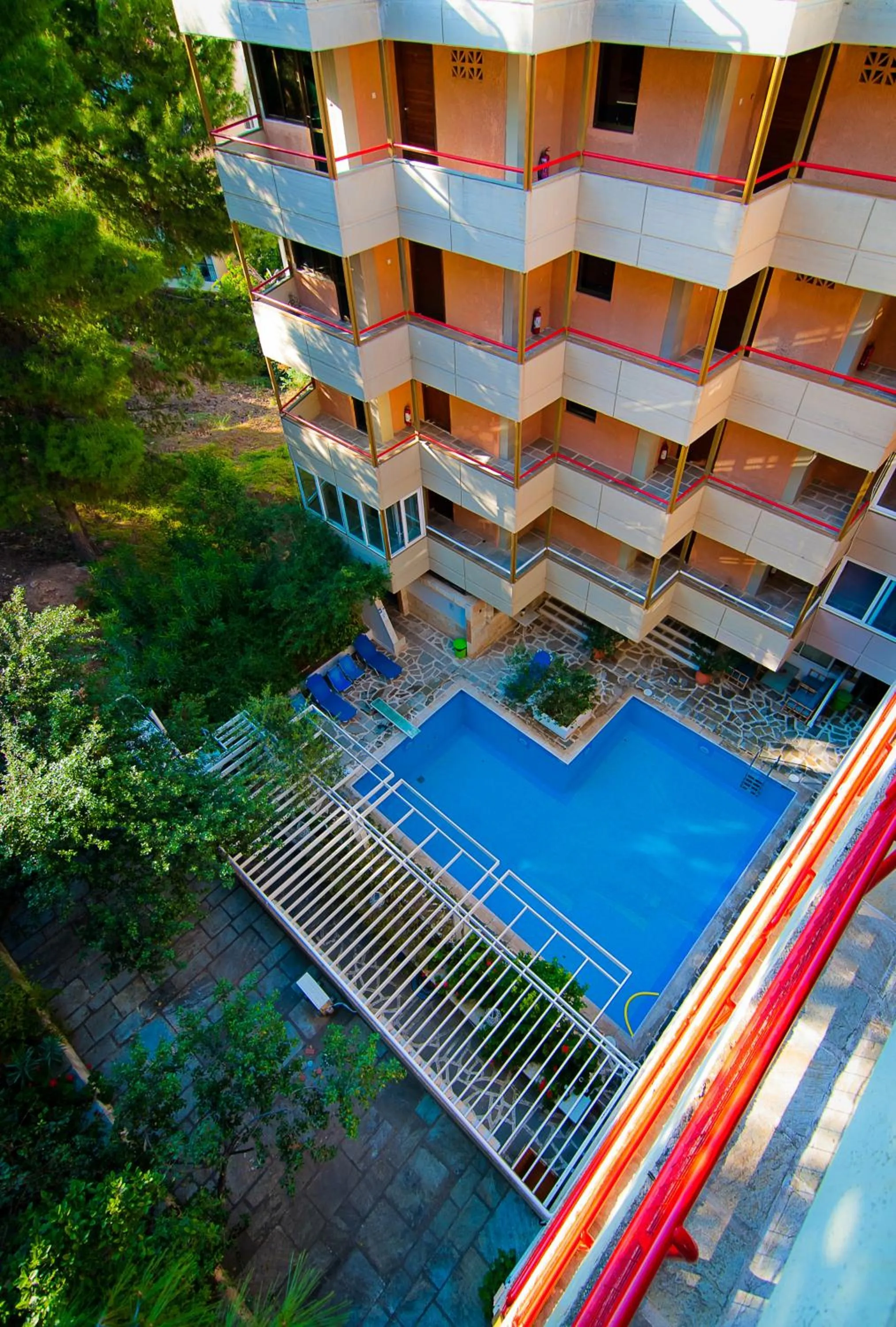 Bird's eye view in Apollonia Hotel Apartments