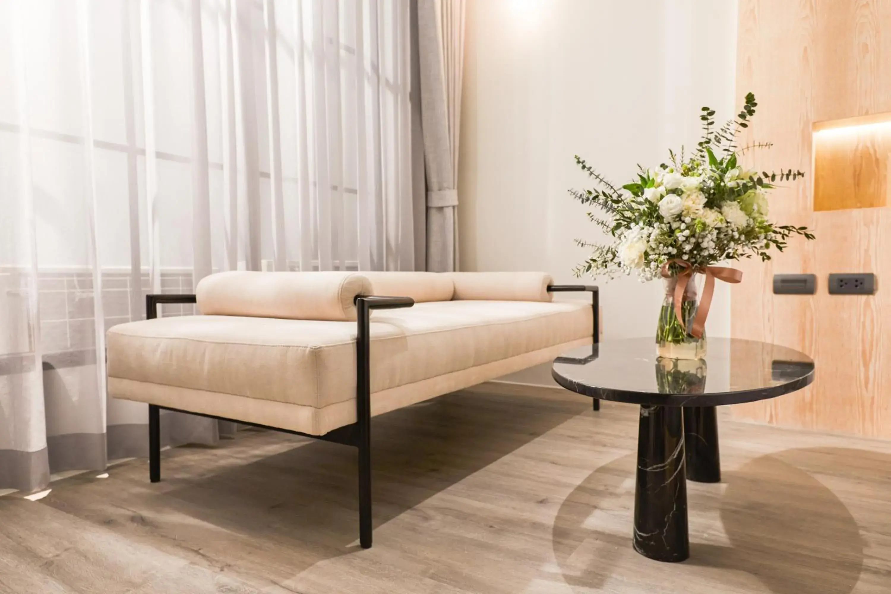 Living room, Bed in Hotel Sapin Living room, Bed in Hotel Sapin