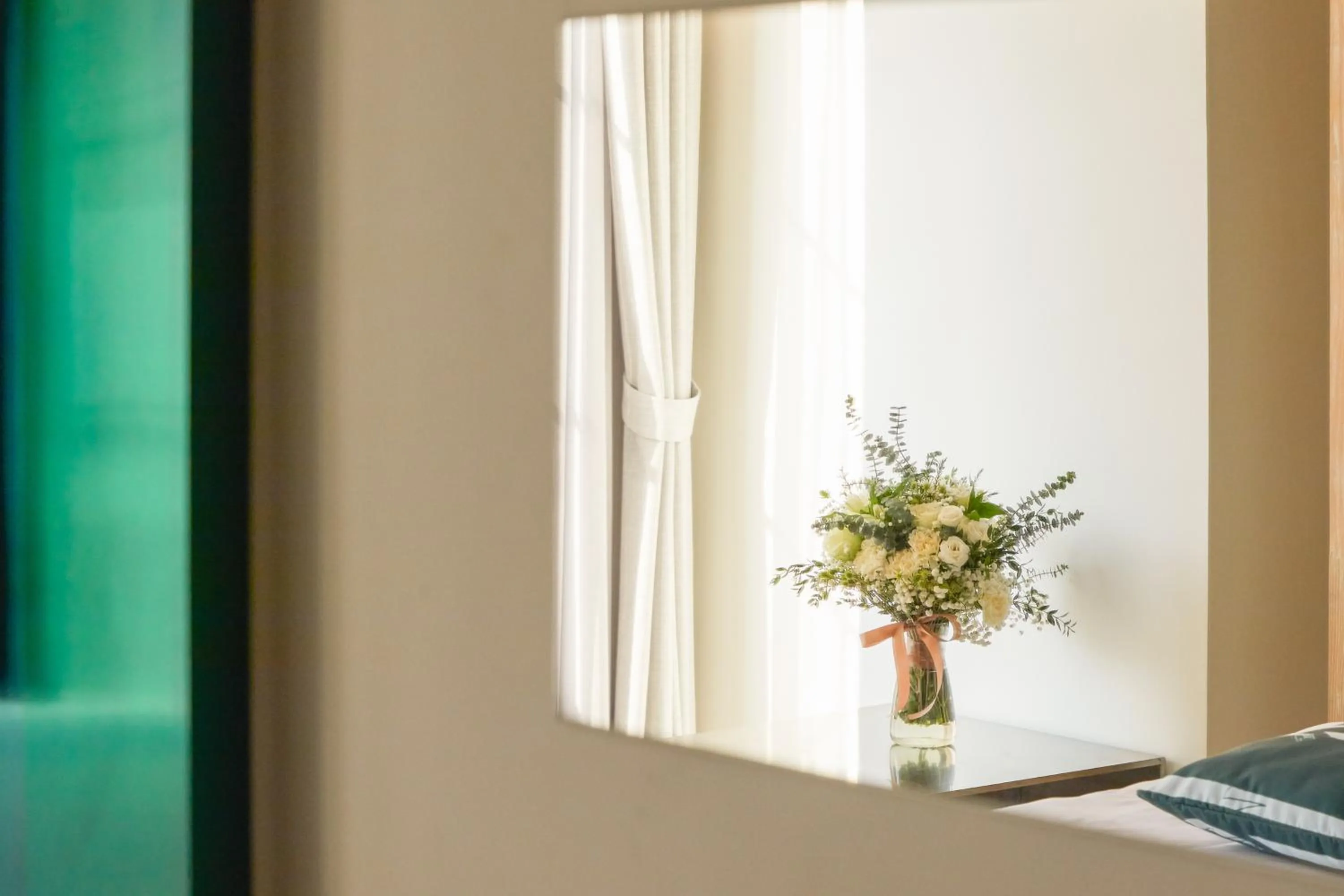 Decorative detail, Bed in Hotel Sapin