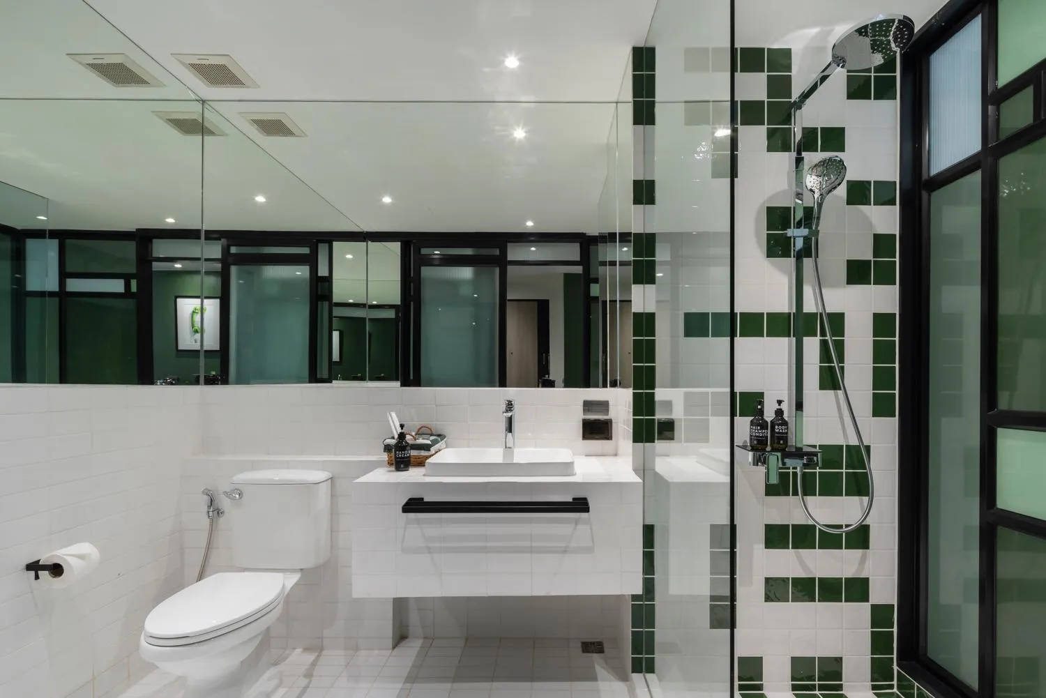 Bathroom in Hotel Sapin