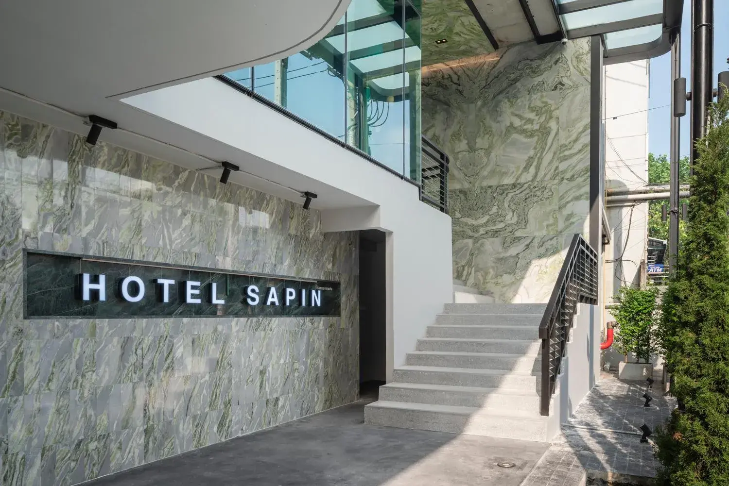Property building in Hotel Sapin Property building in Hotel Sapin