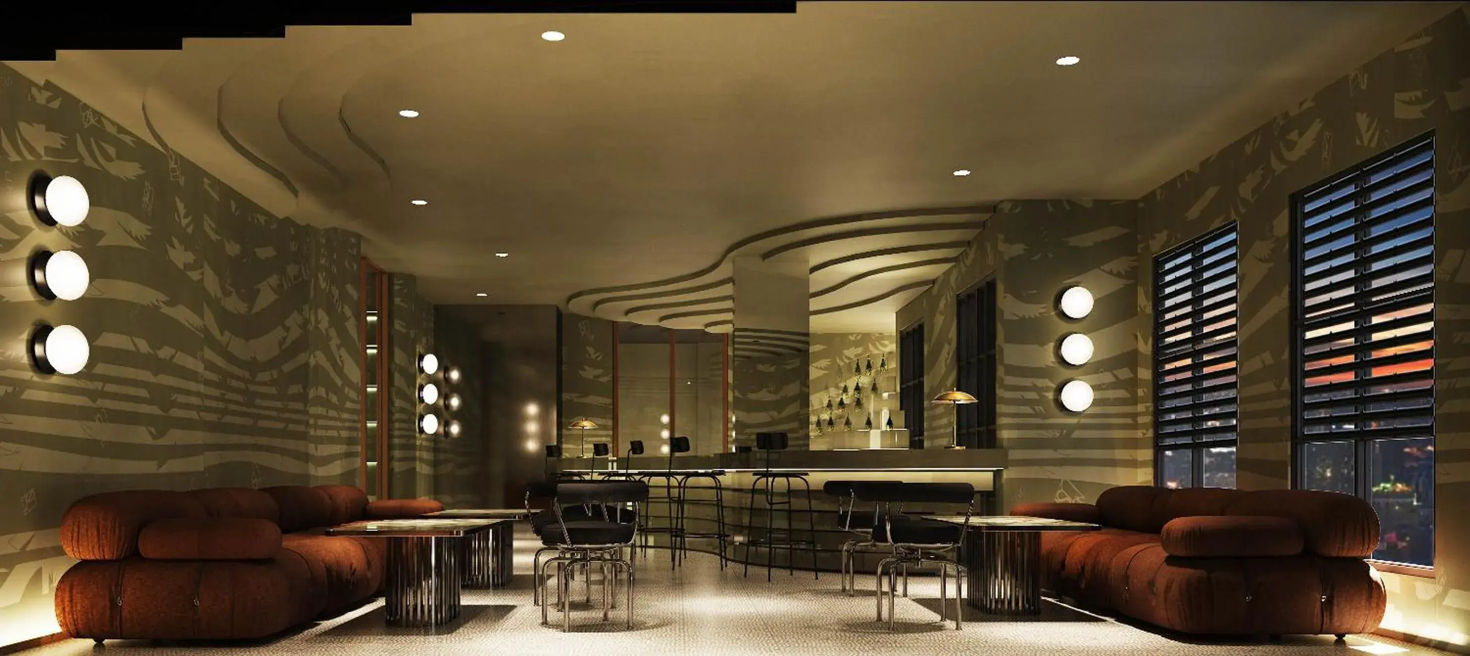 Lounge or bar in Hotel Sapin Lounge or bar in Hotel Sapin