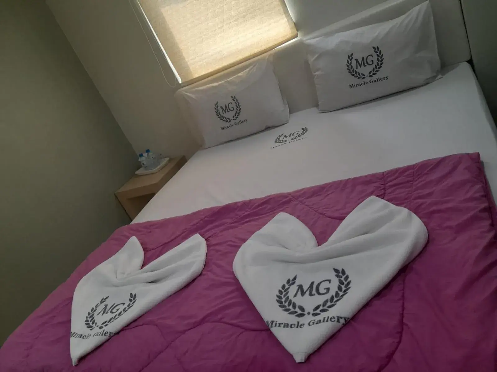 View (from property/room), Bed in Miracle Gallery Hotel View (from property/room), Bed in Miracle Gallery Hotel