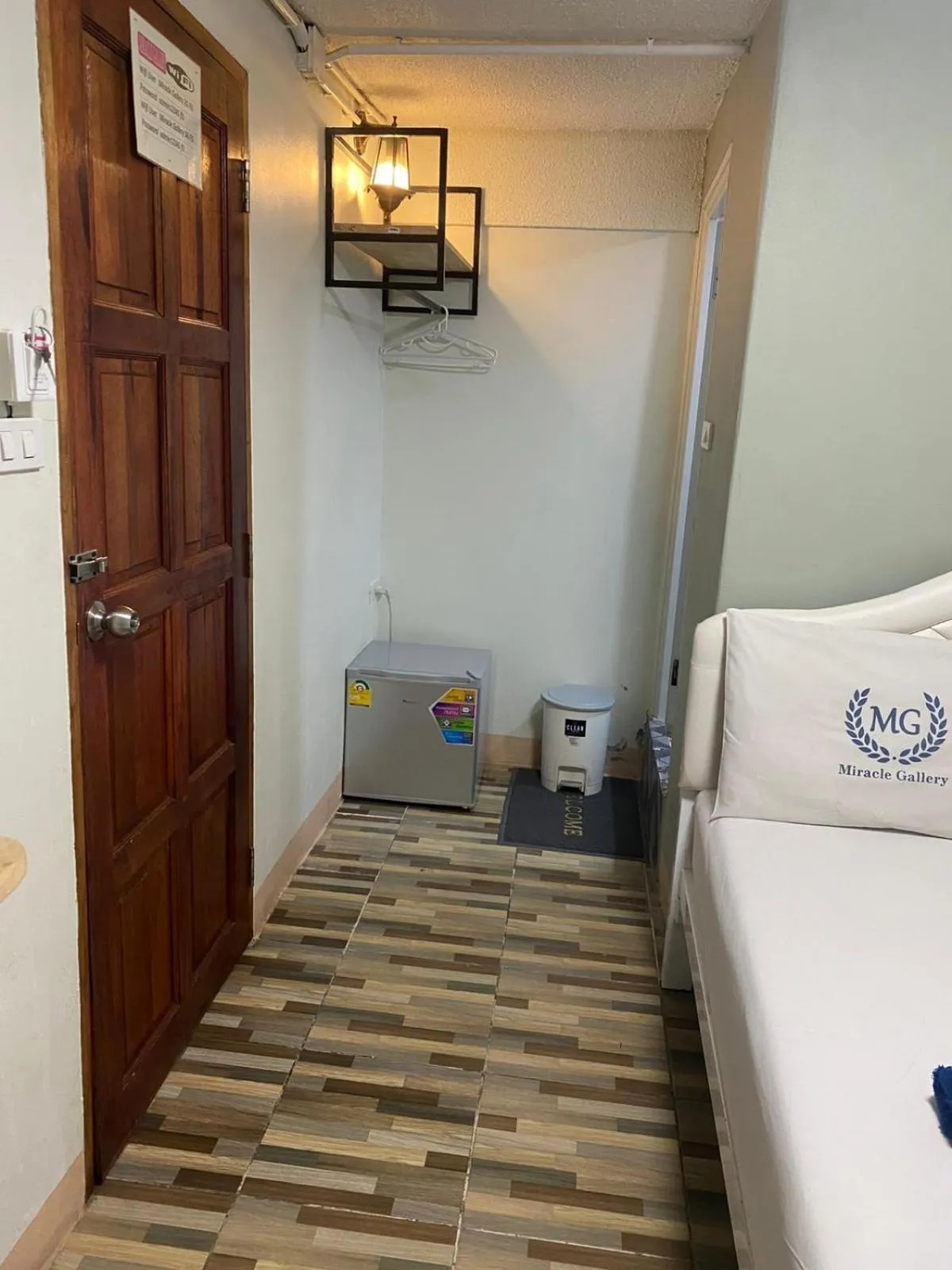 Bed in Miracle Gallery Hotel