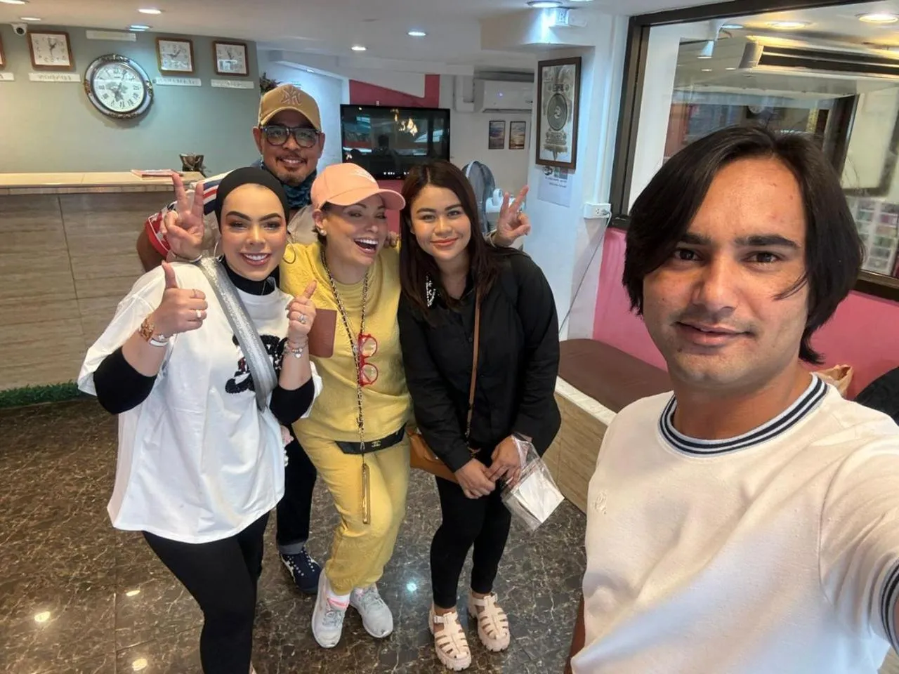 Guests in Miracle Gallery Hotel