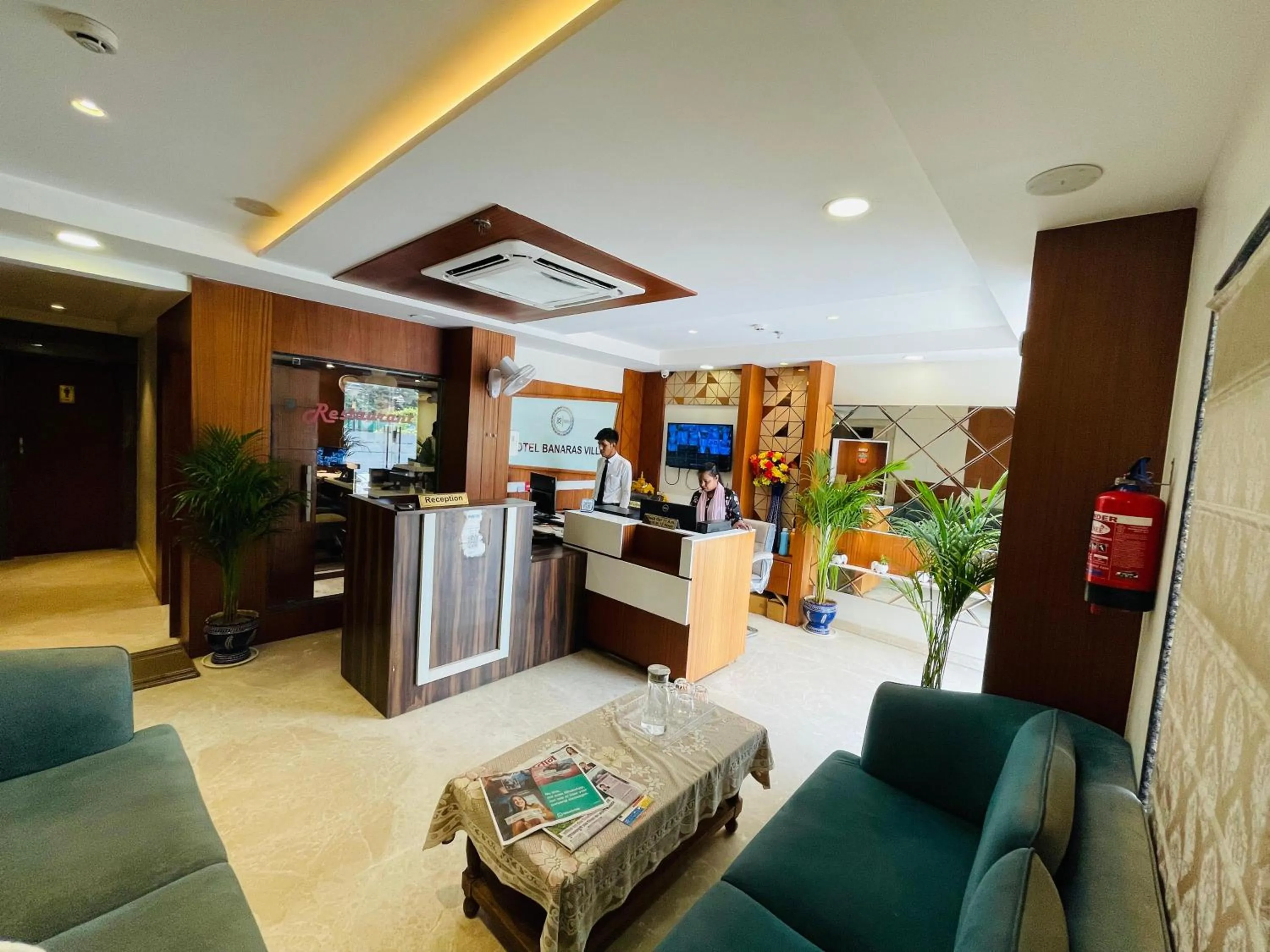 Lobby or reception in Hotel Banaras Villa