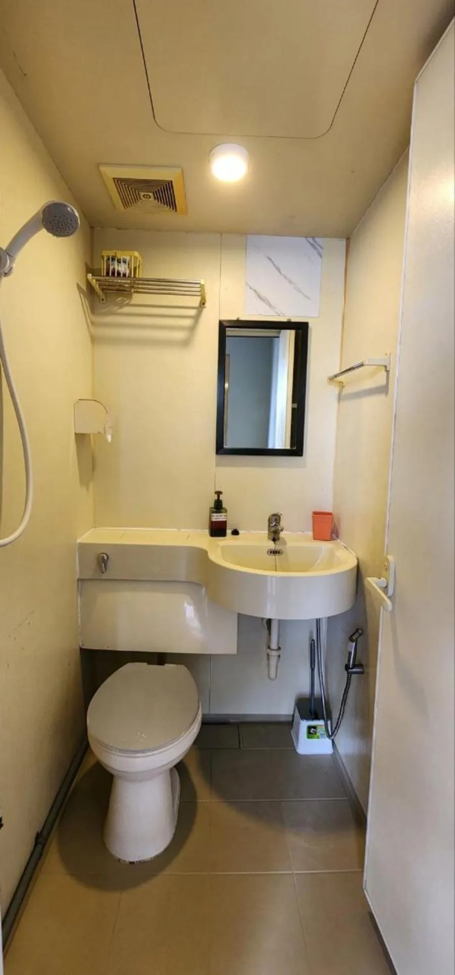 Shower in Grapevine Garden