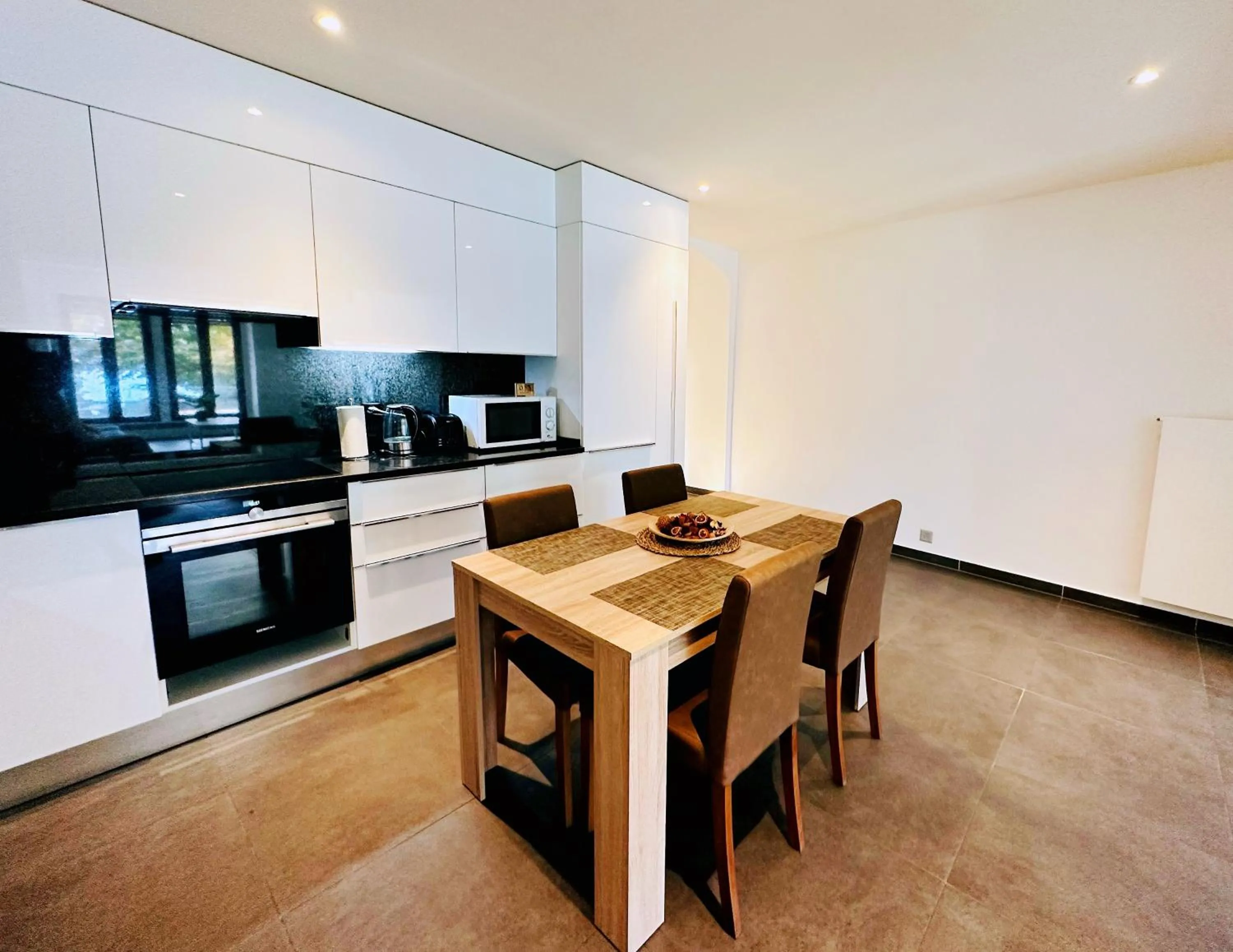 Kitchen or kitchenette in Montreux lake side apartment!
