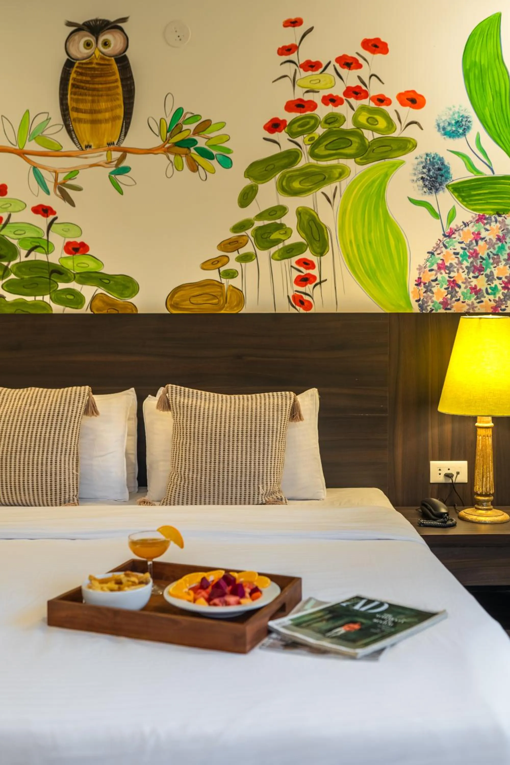 Photo of the whole room, Bed in Locomo Boutique, Morjim - Cozy tropical stay, near beach