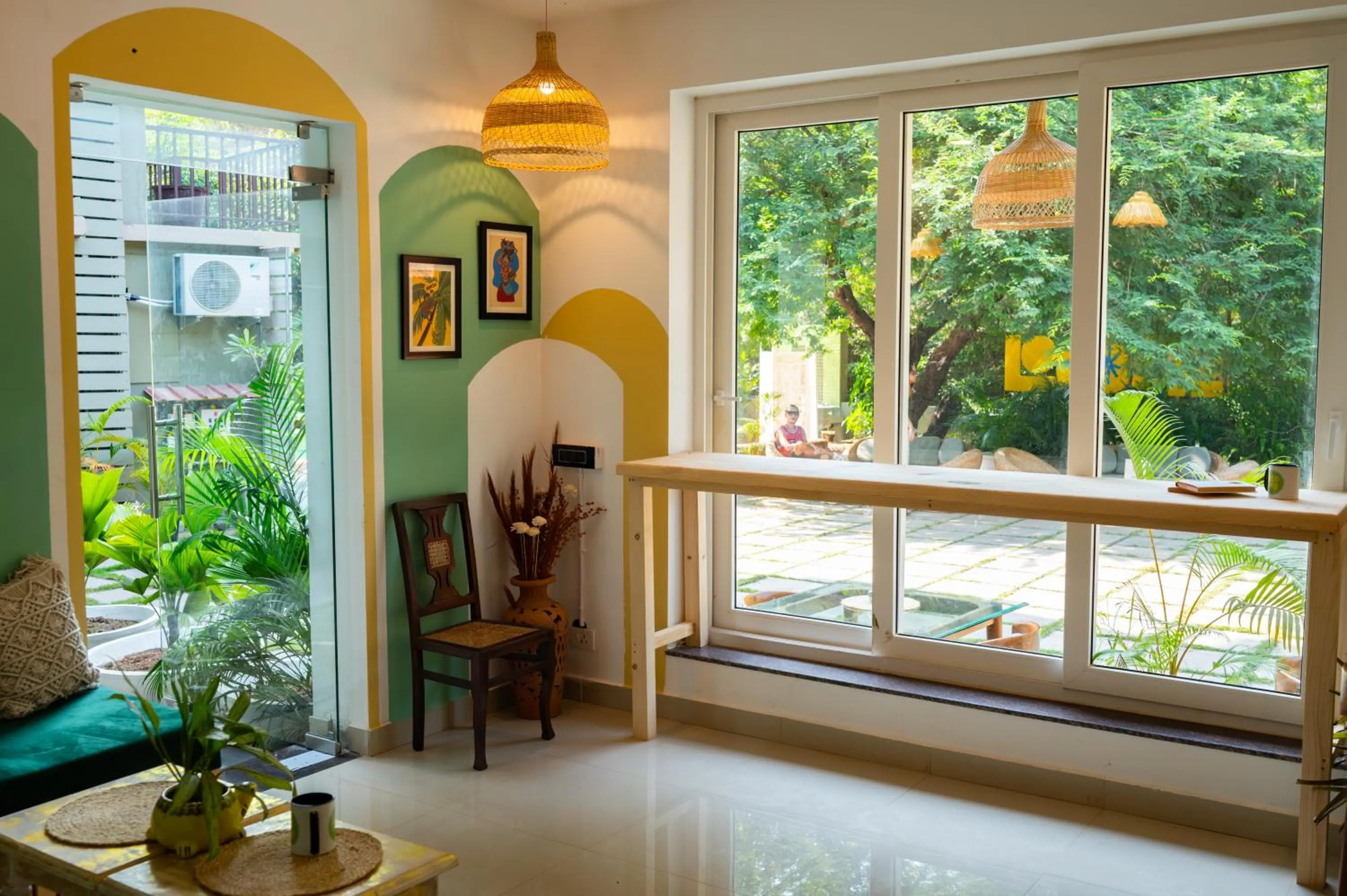 View (from property/room) in Locomo Boutique, Morjim - Cozy tropical stay, near beach