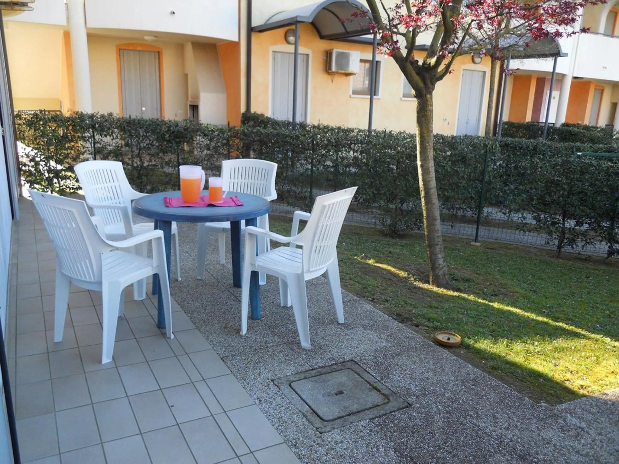 Bright apartment with private garden