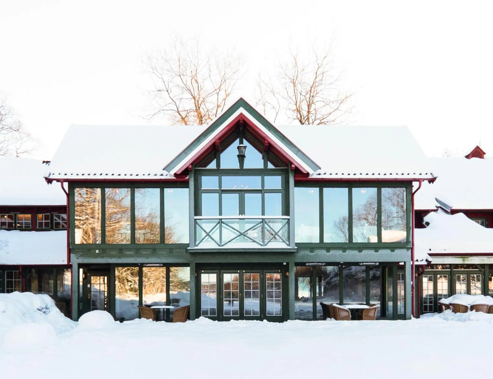 Property building in Engø Gård Hotel & Restaurant