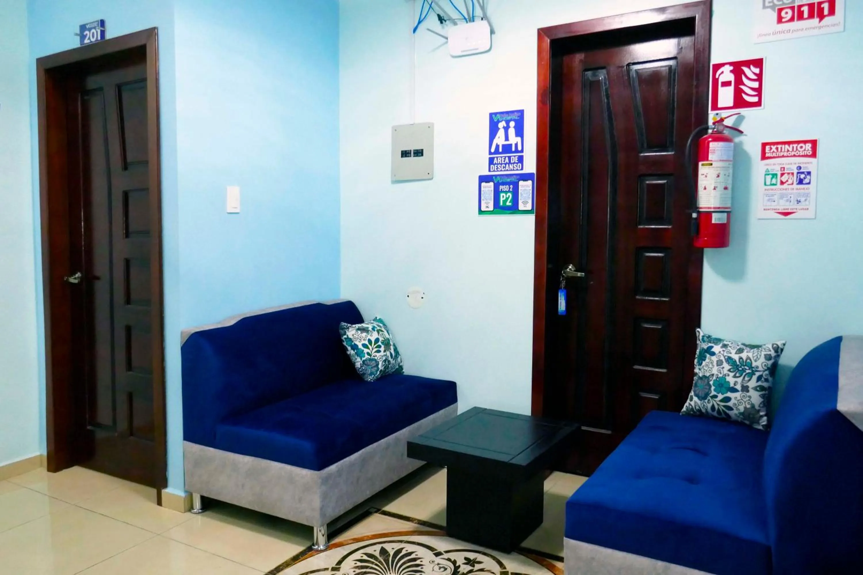 Living room in Hostal Valle Andino