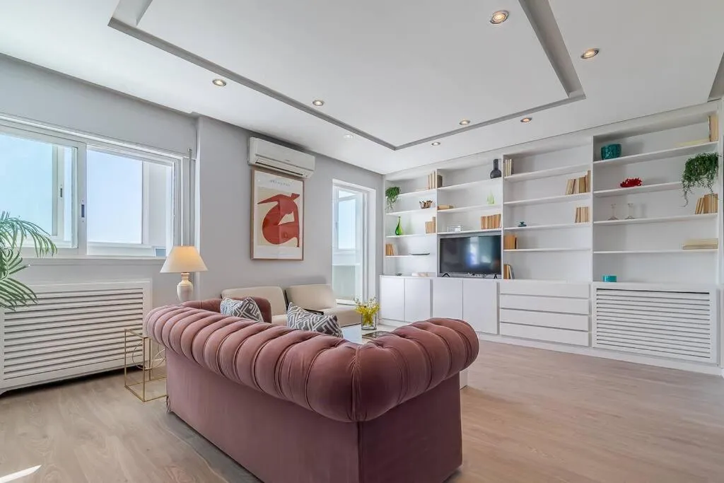 Living room in Apartamento con terraza en Barrio de Salamanca