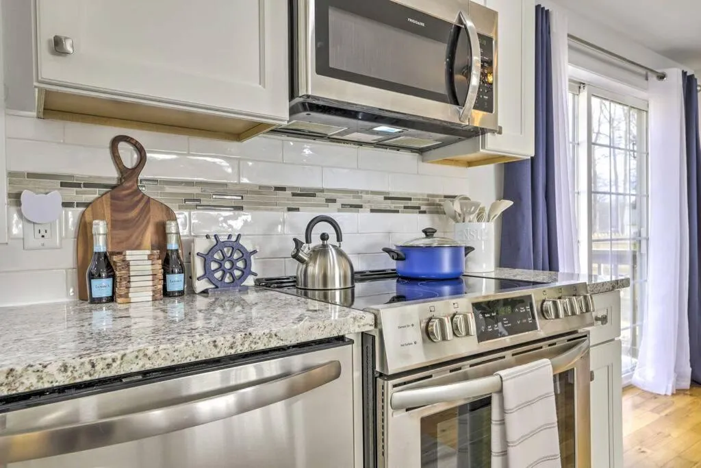 NEW! Updated Mystic Home w/ Sauna, Hot Tub & Deck