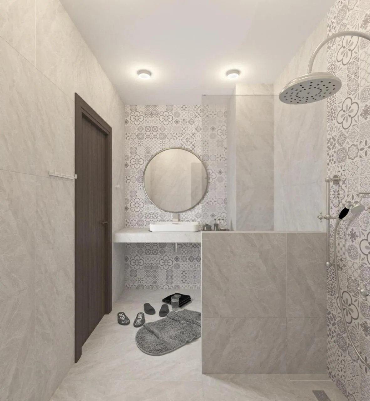 Shower in Grand Orlov Apart Hotel