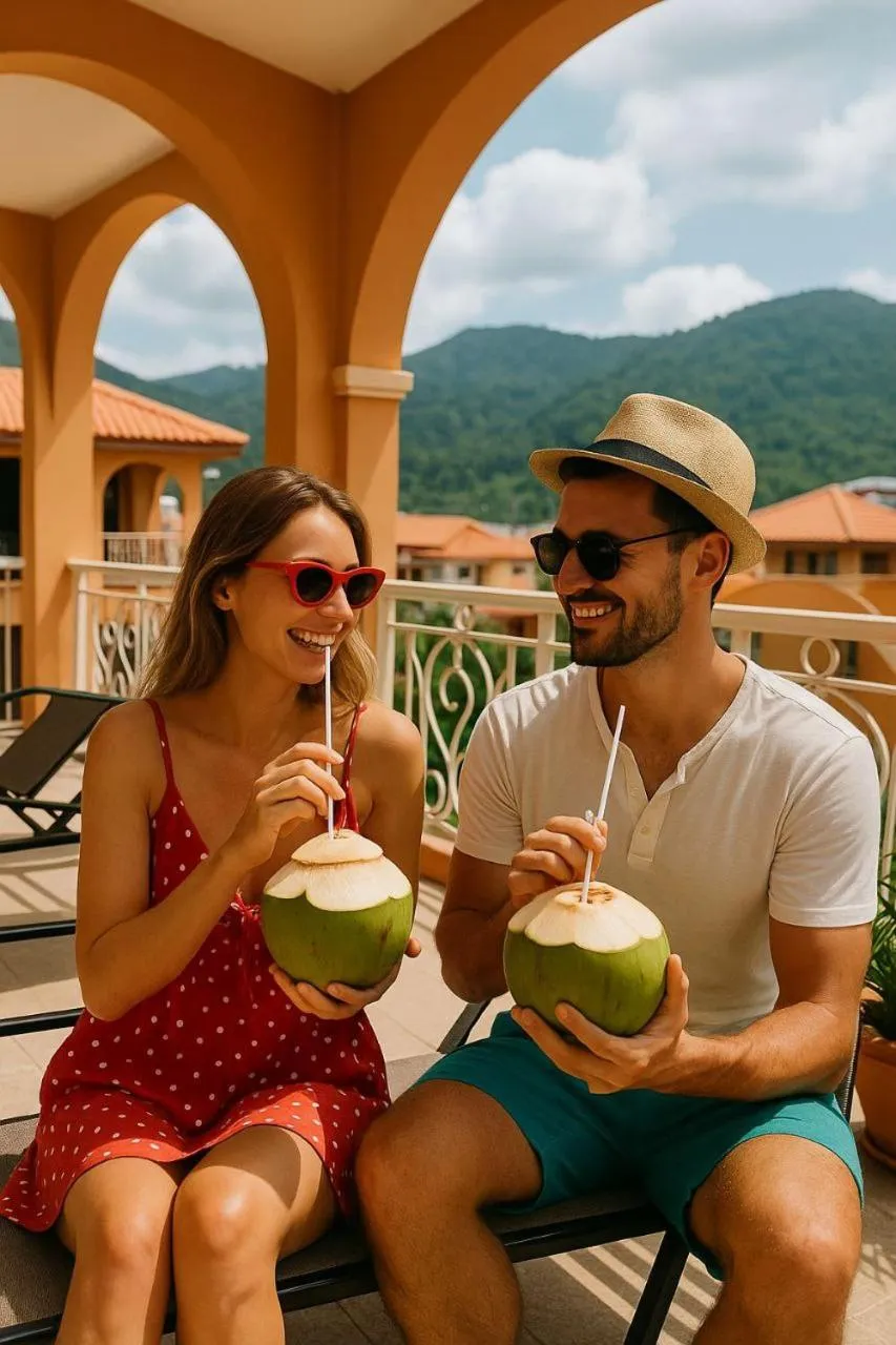 People in Grand Orlov Apart Hotel