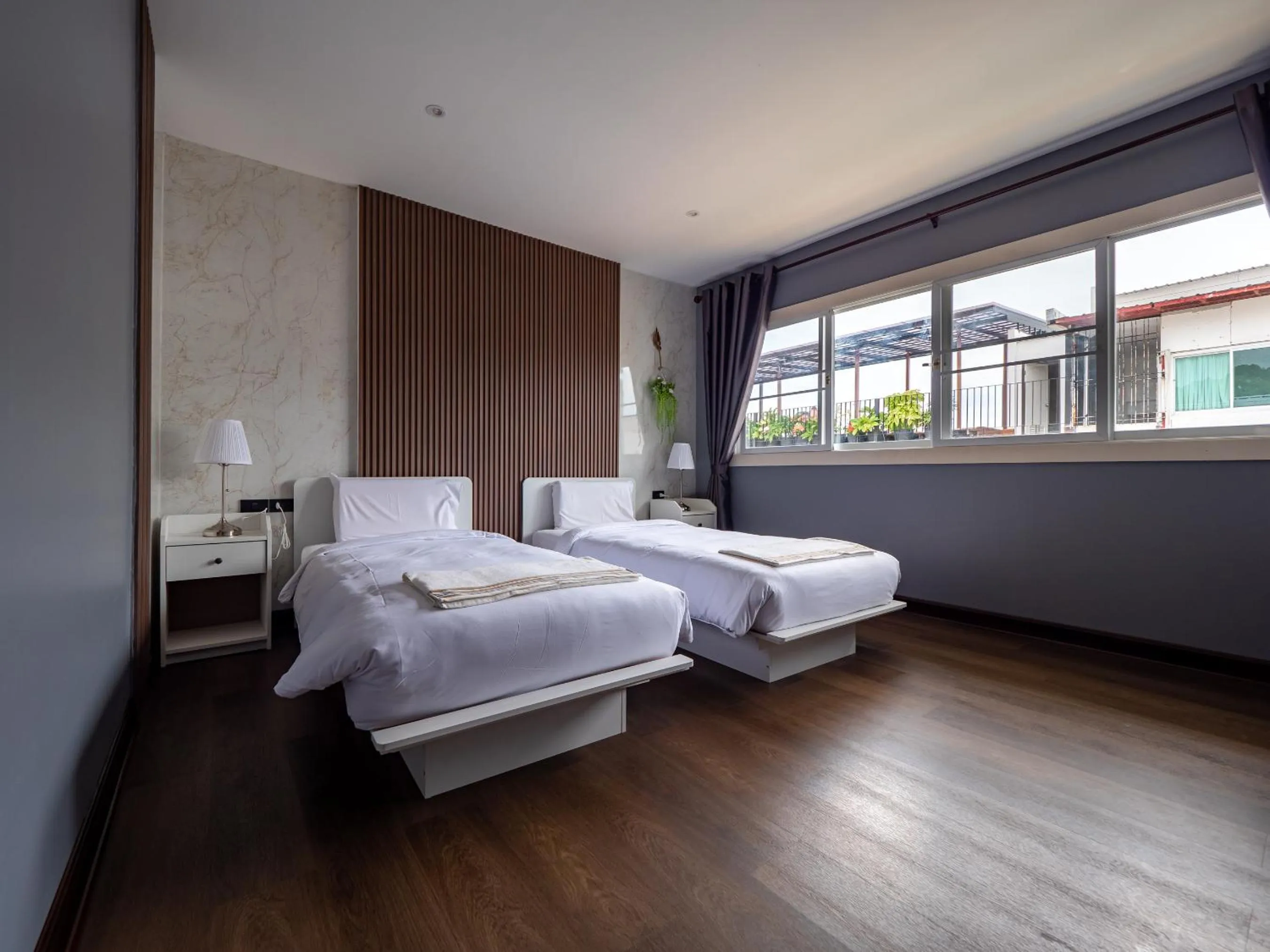 Bed in Grand Orlov Apart Hotel