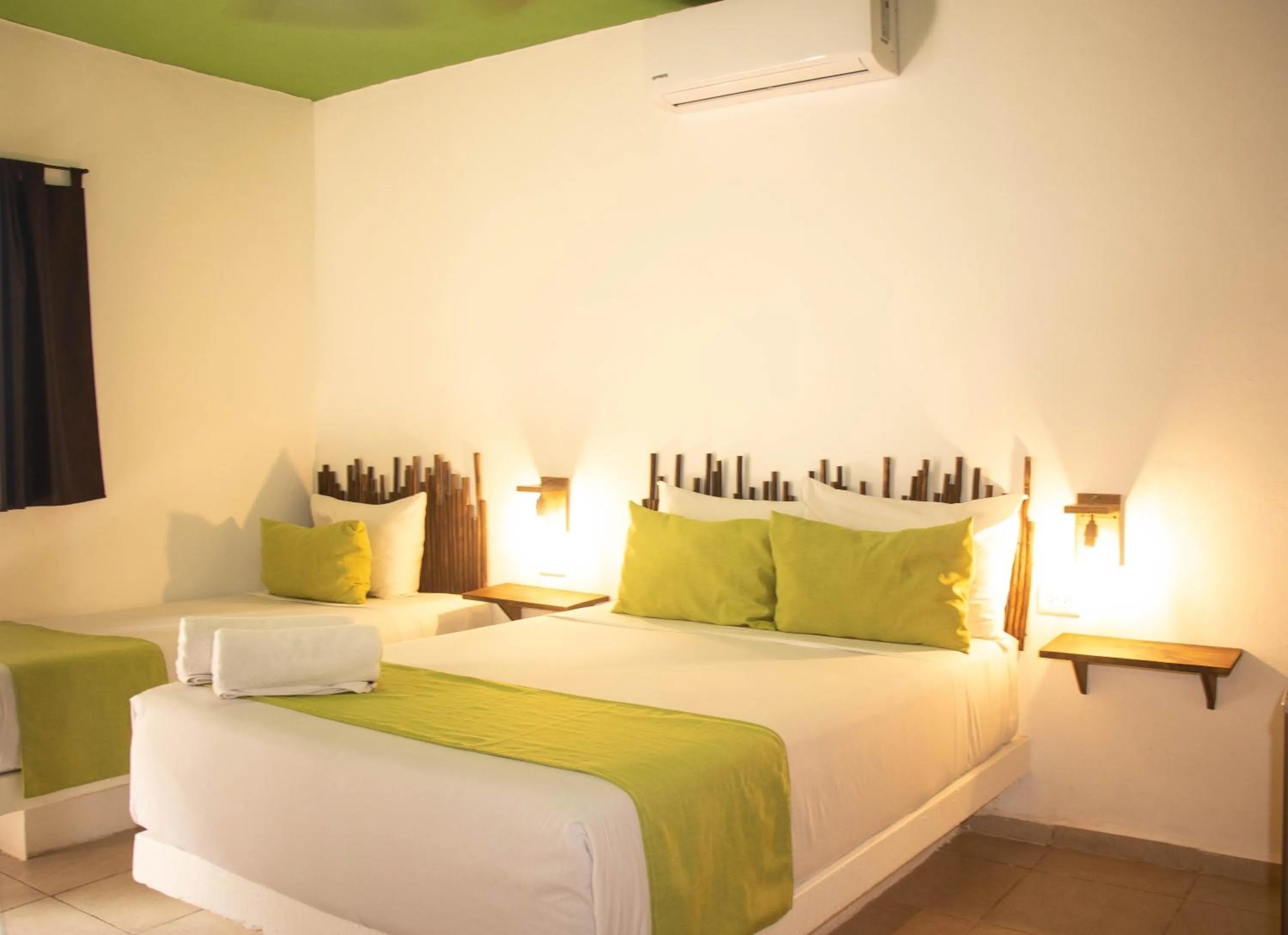 Bed in Hotelito El Cuyo
