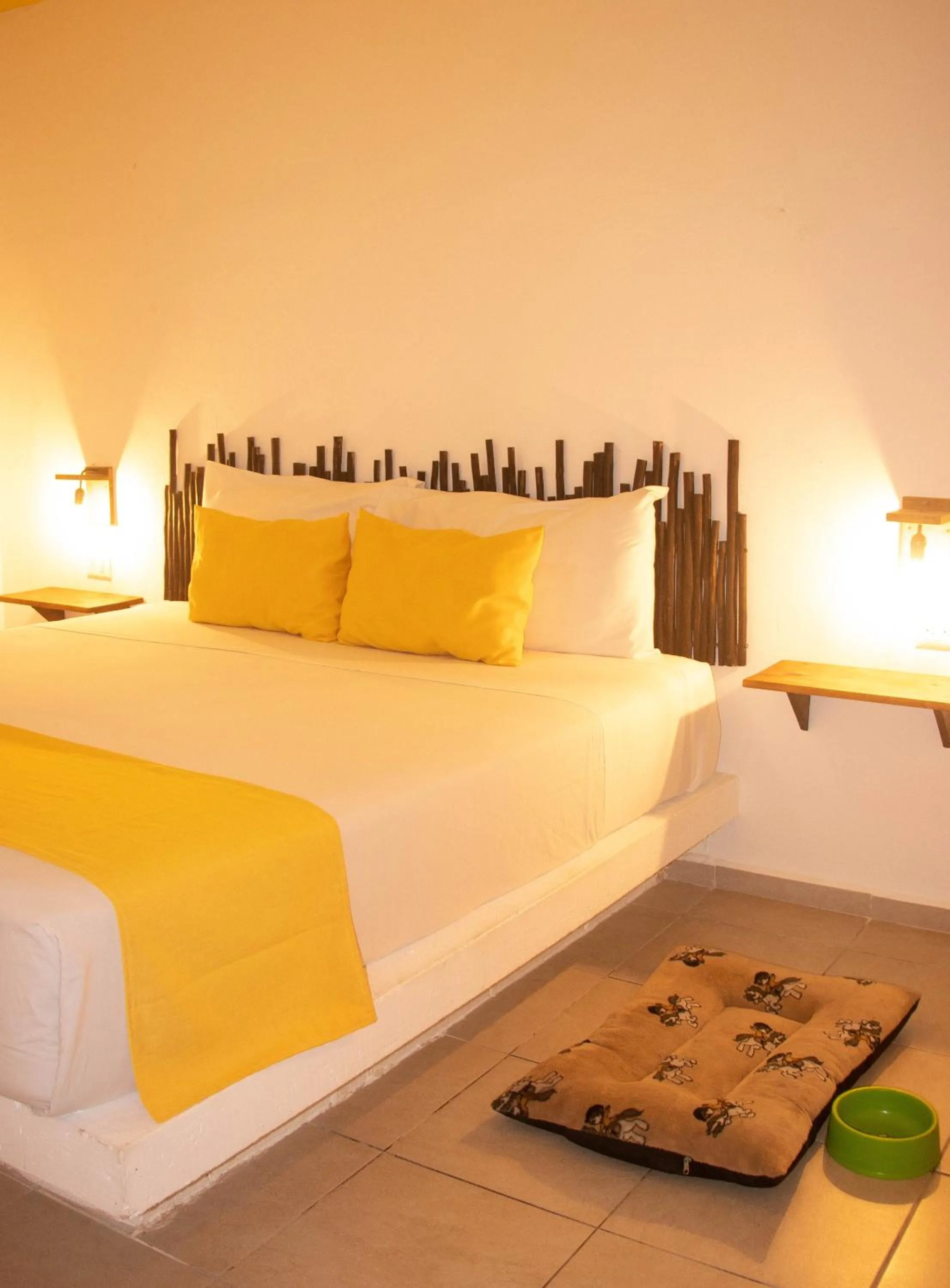 Pets, Bed in Hotelito El Cuyo
