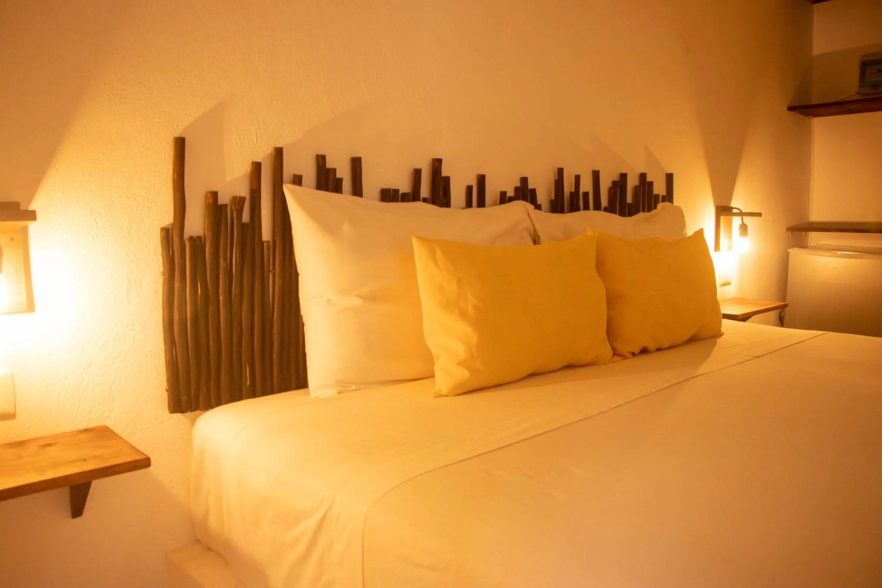 Bed in Hotelito El Cuyo