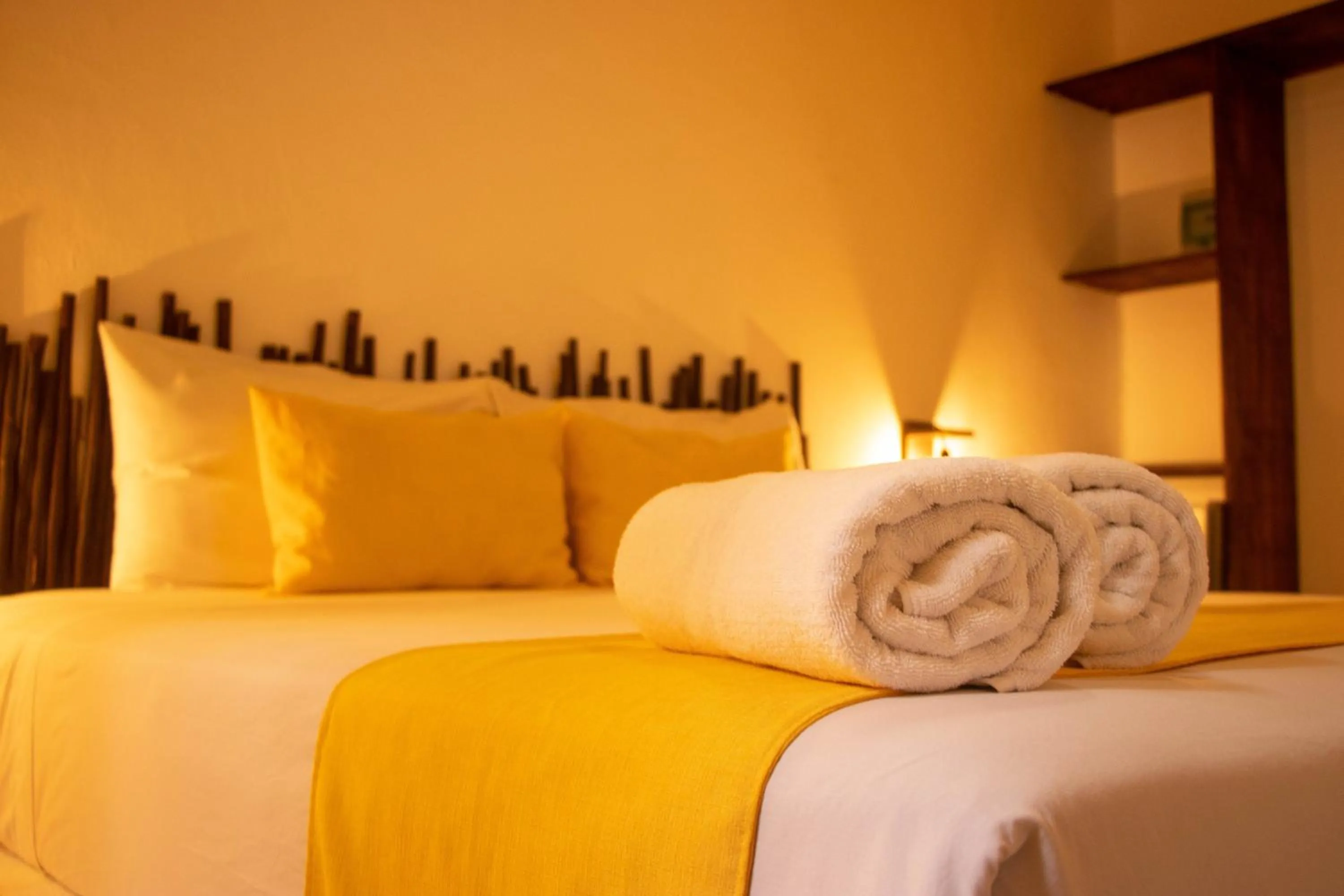 Bed in Hotelito El Cuyo