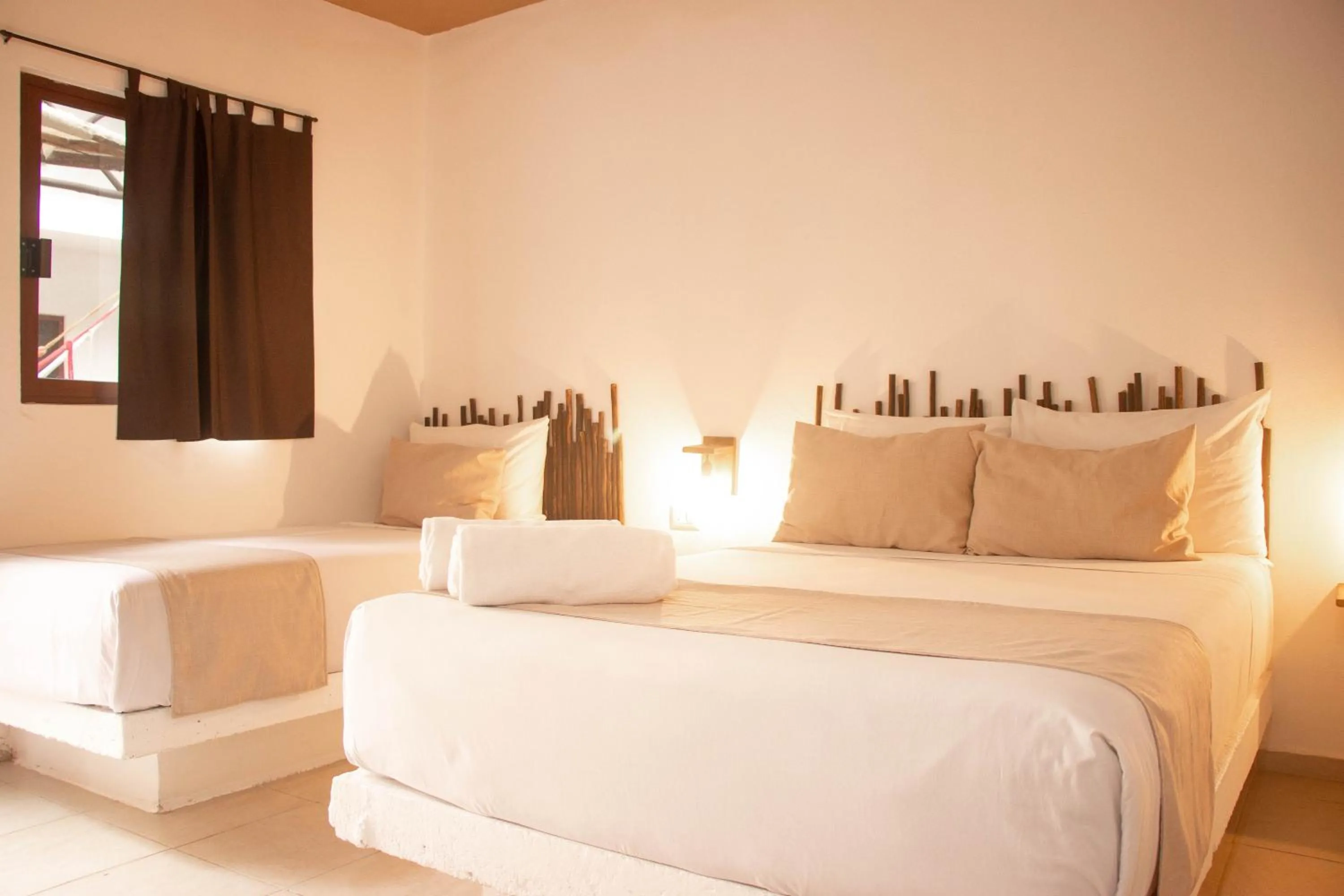Bed in Hotelito El Cuyo