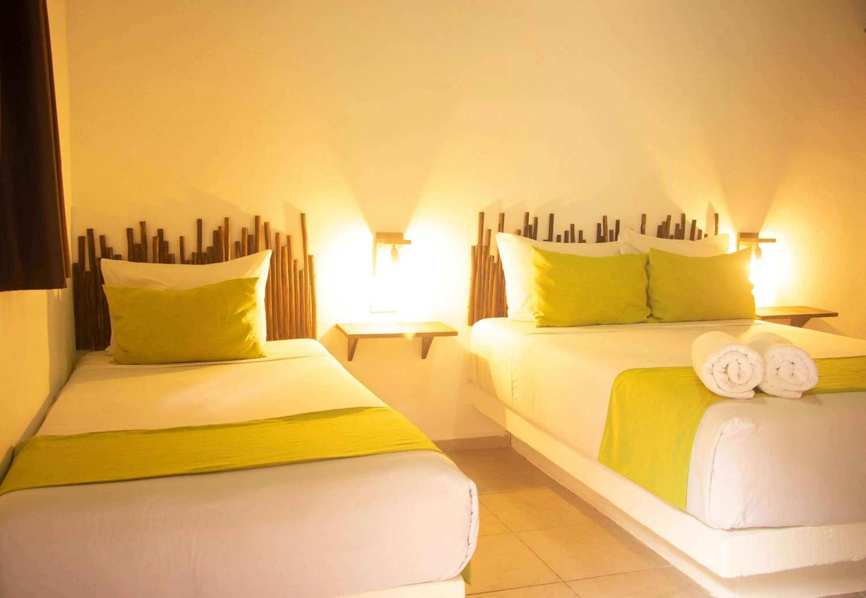 Bed in Hotelito El Cuyo
