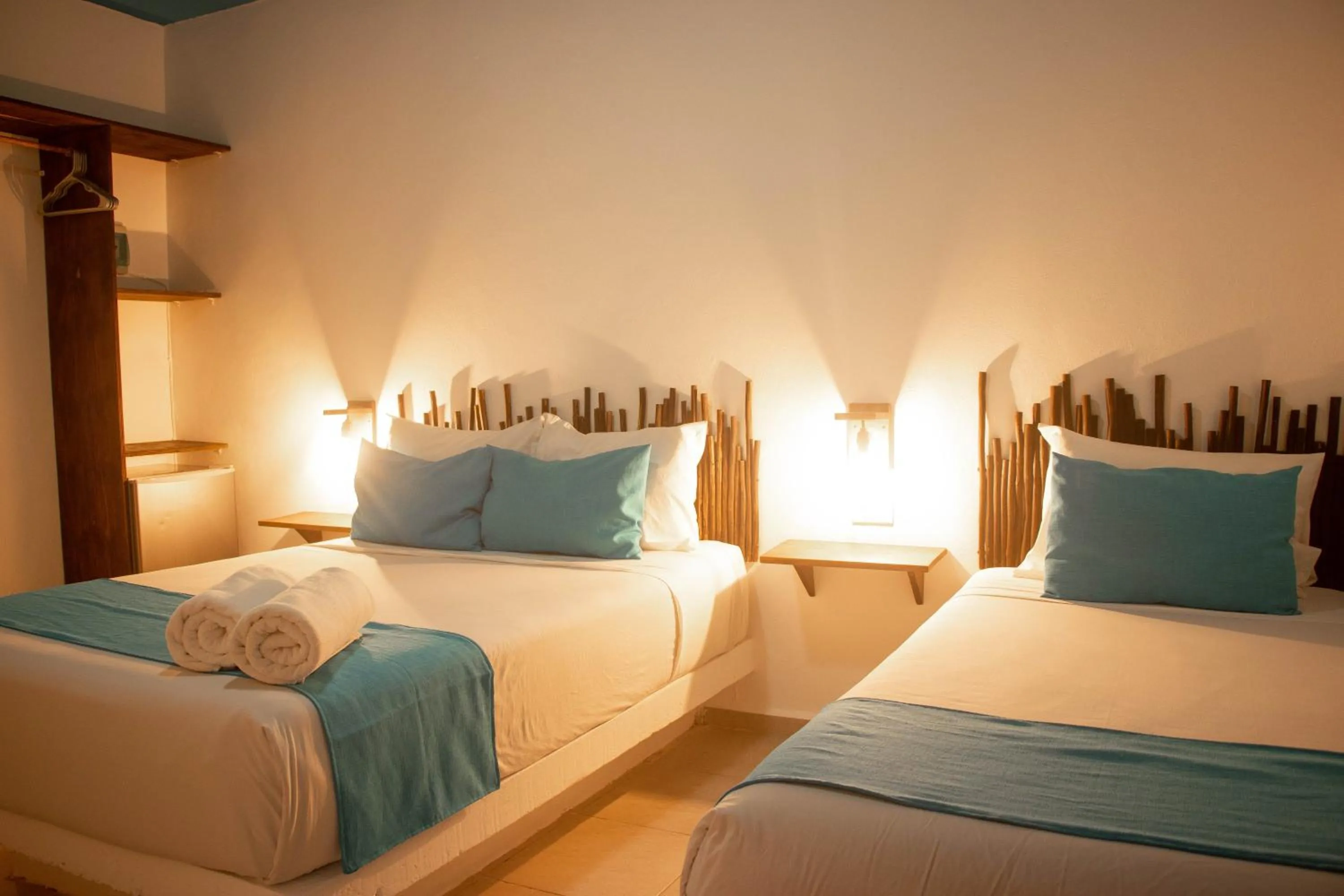 Bed in Hotelito El Cuyo