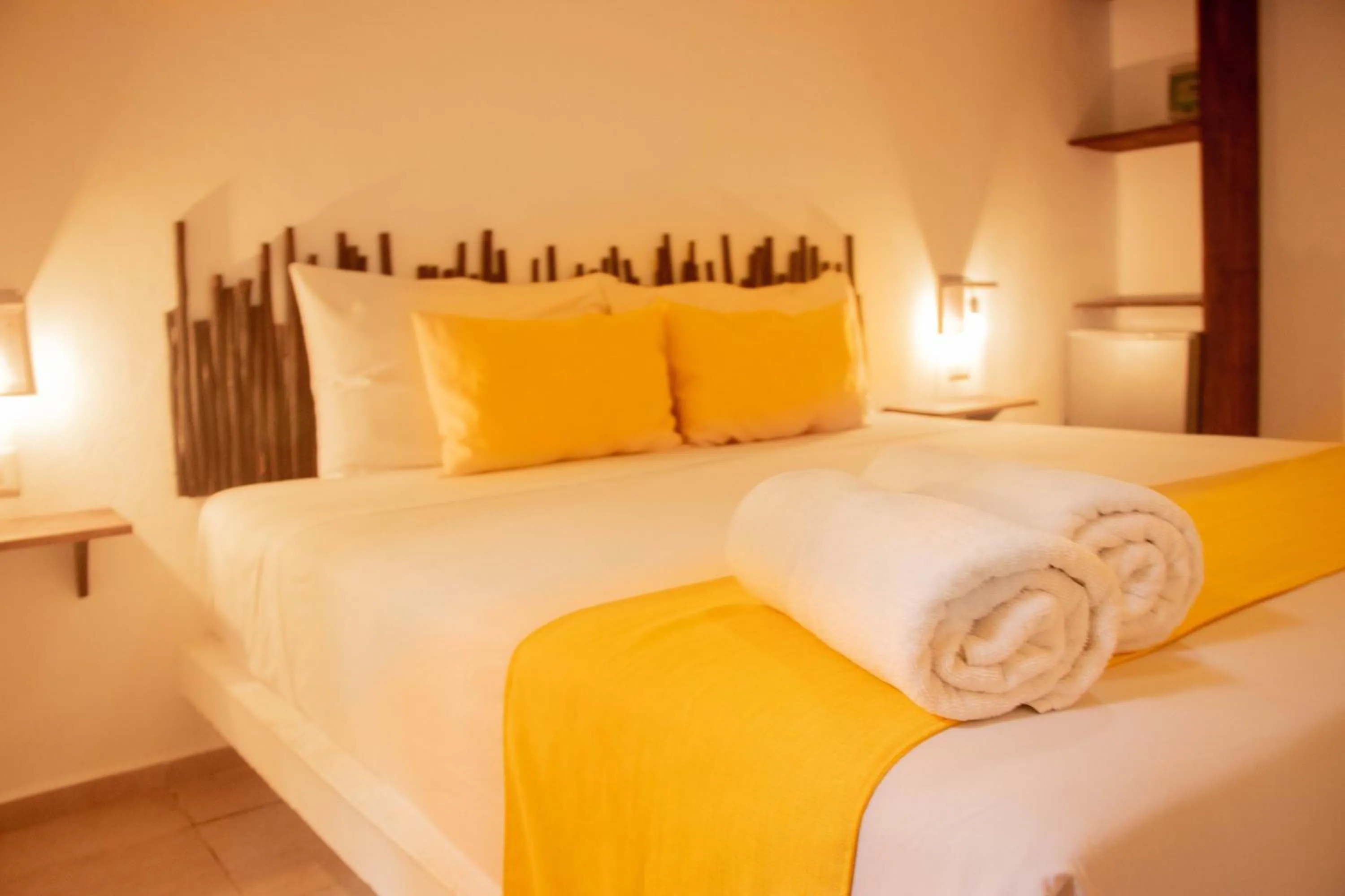 Bed in Hotelito El Cuyo