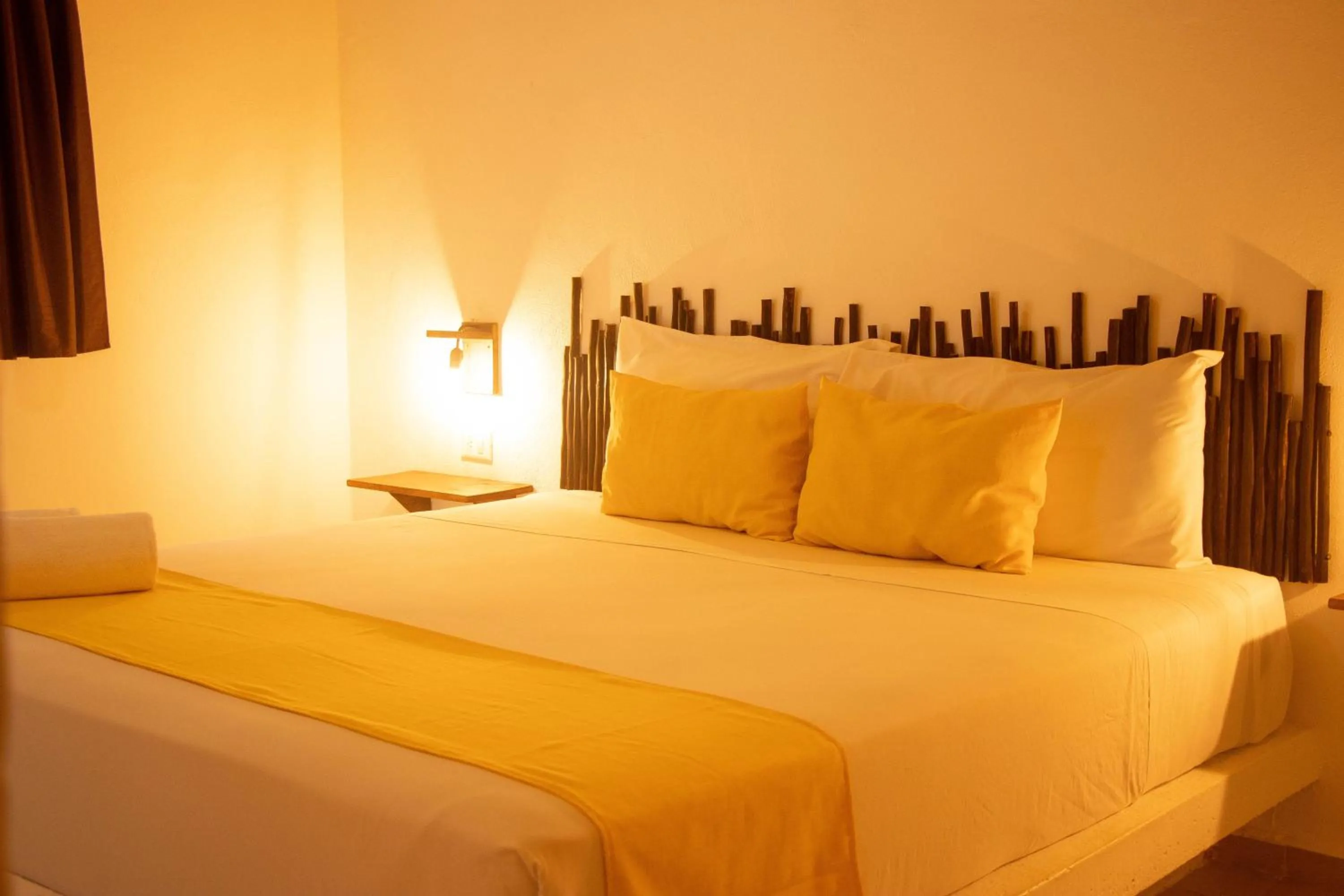 Bed in Hotelito El Cuyo