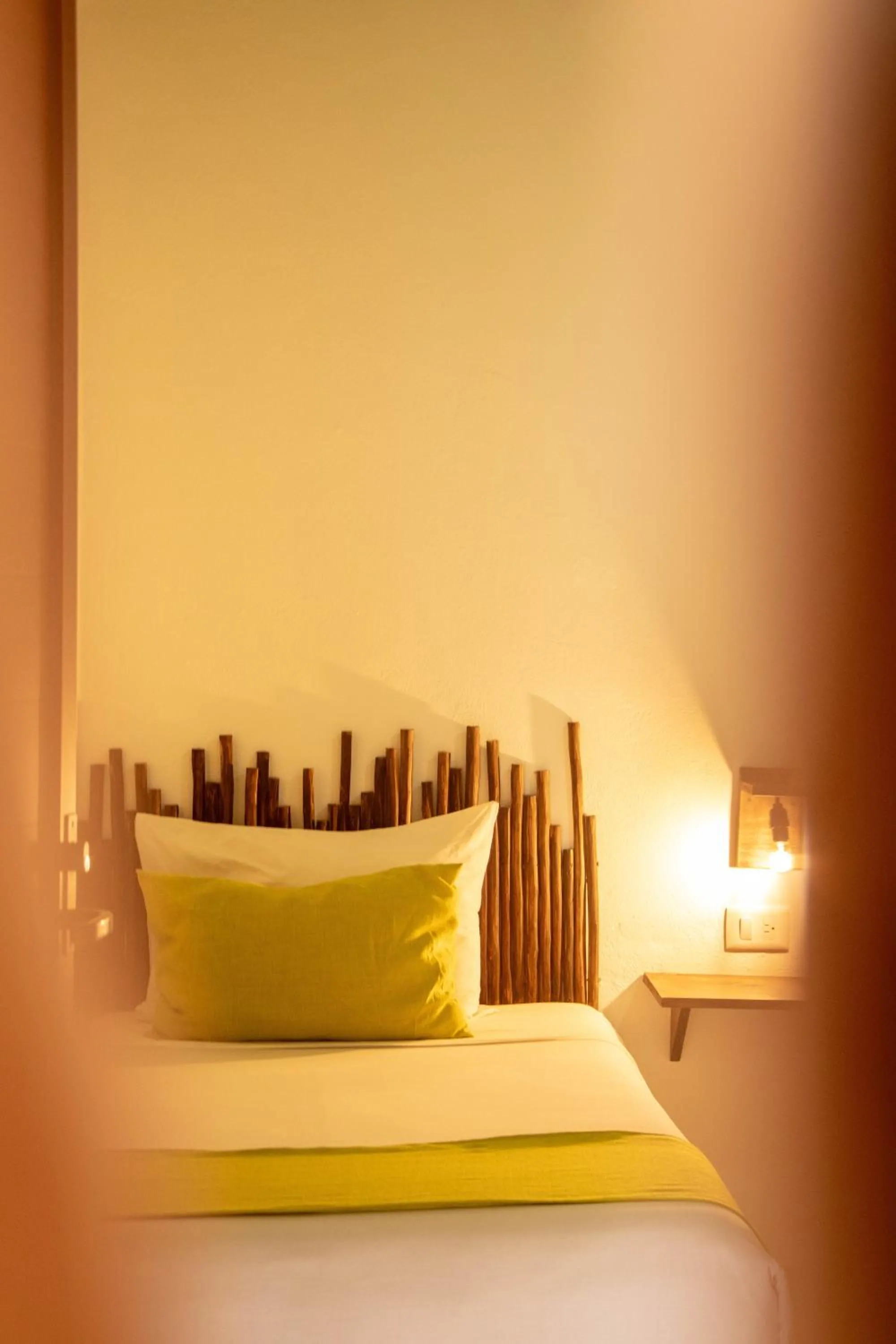 Bed in Hotelito El Cuyo