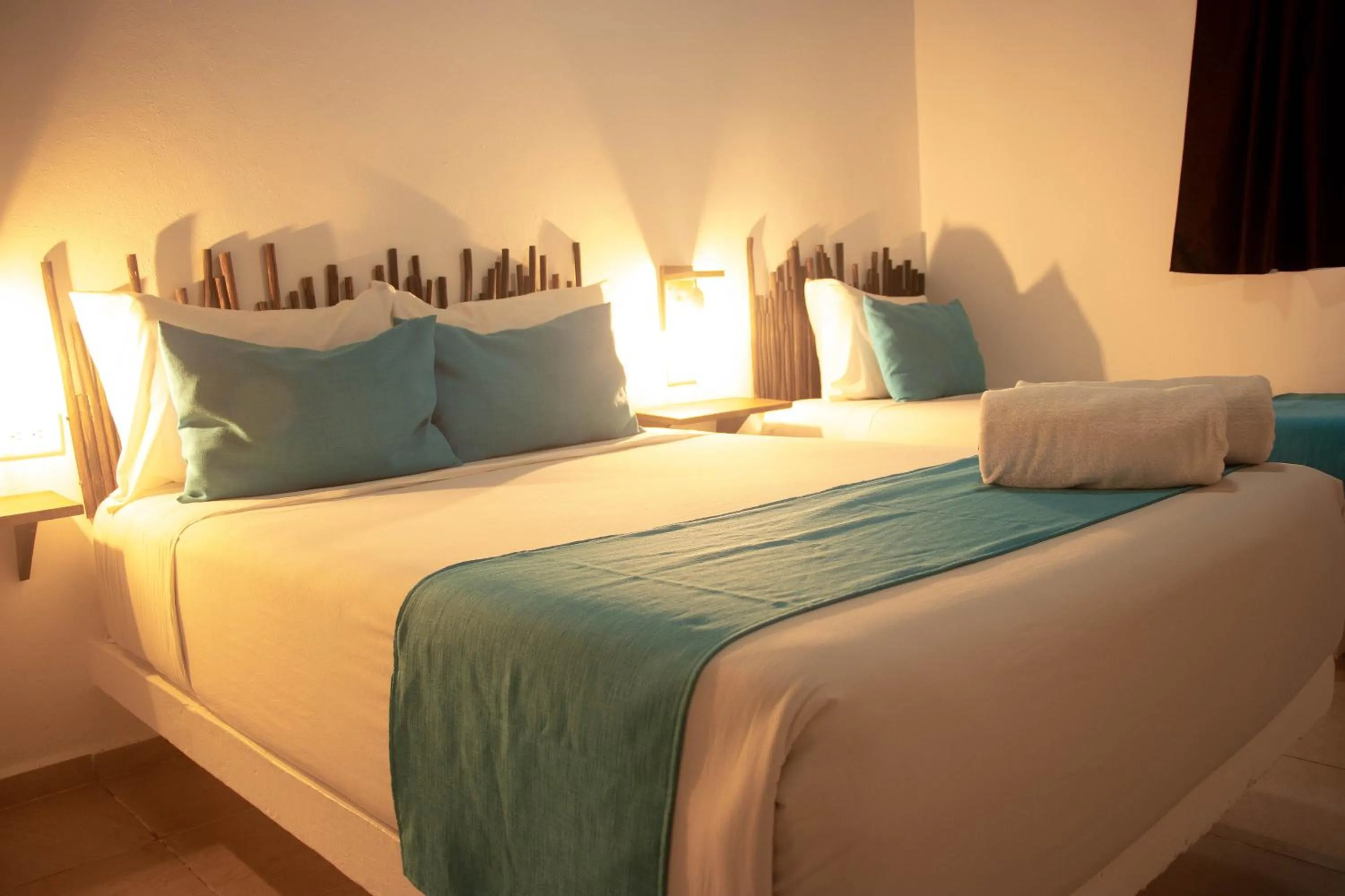 Bed in Hotelito El Cuyo