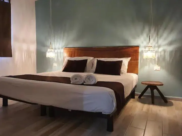 Bed in Hotelito El Cuyo