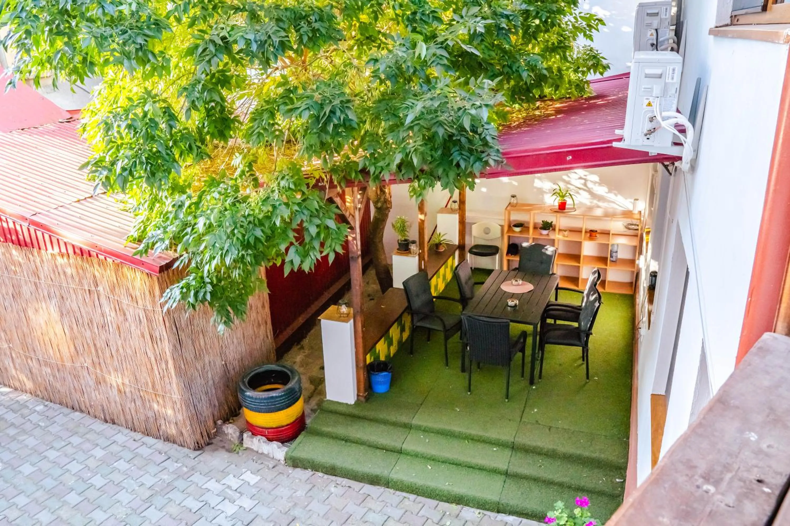 Garden view in HOSTEL SPORT BUCHAREST