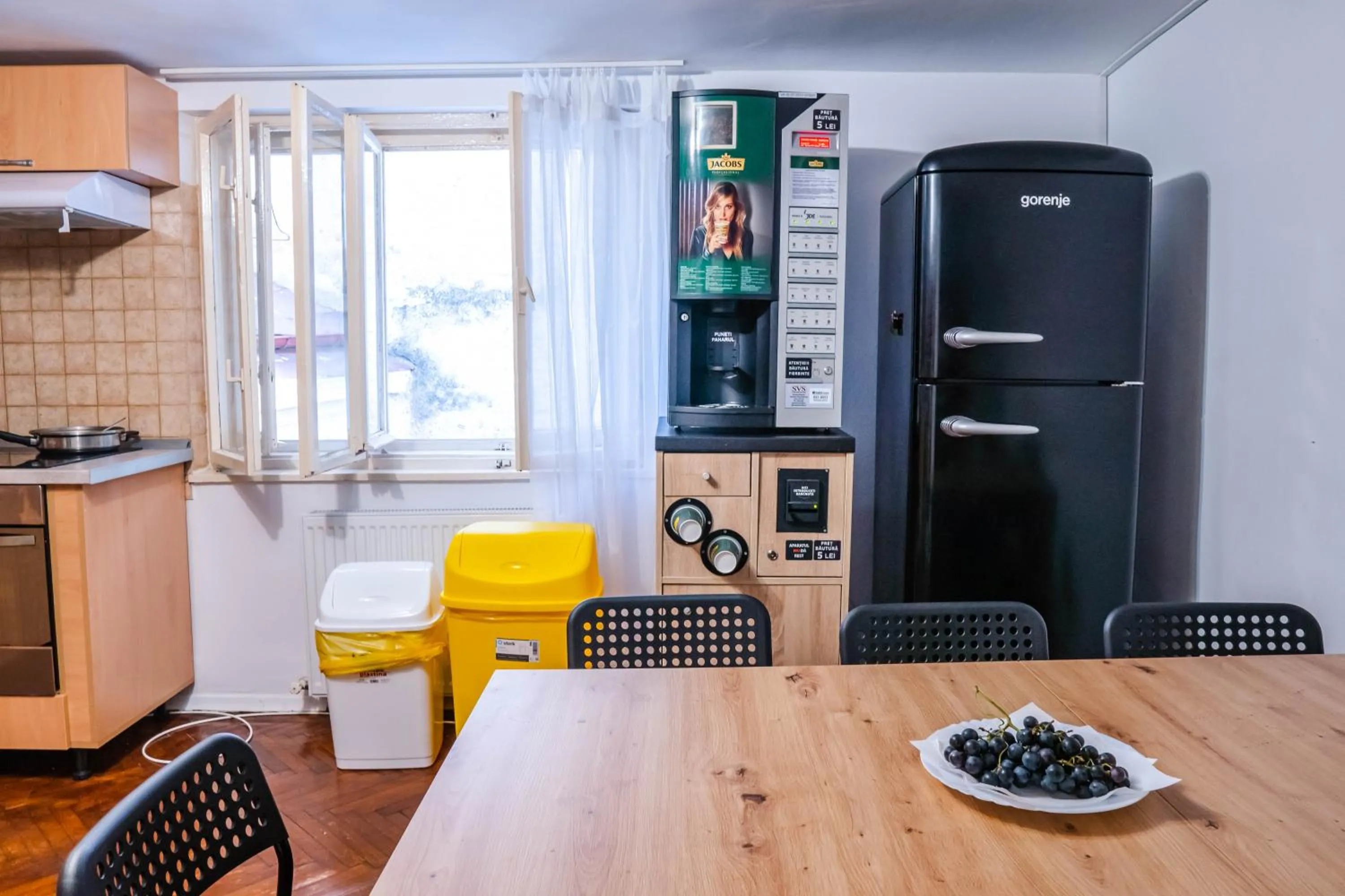 Kitchen or kitchenette in HOSTEL SPORT BUCHAREST