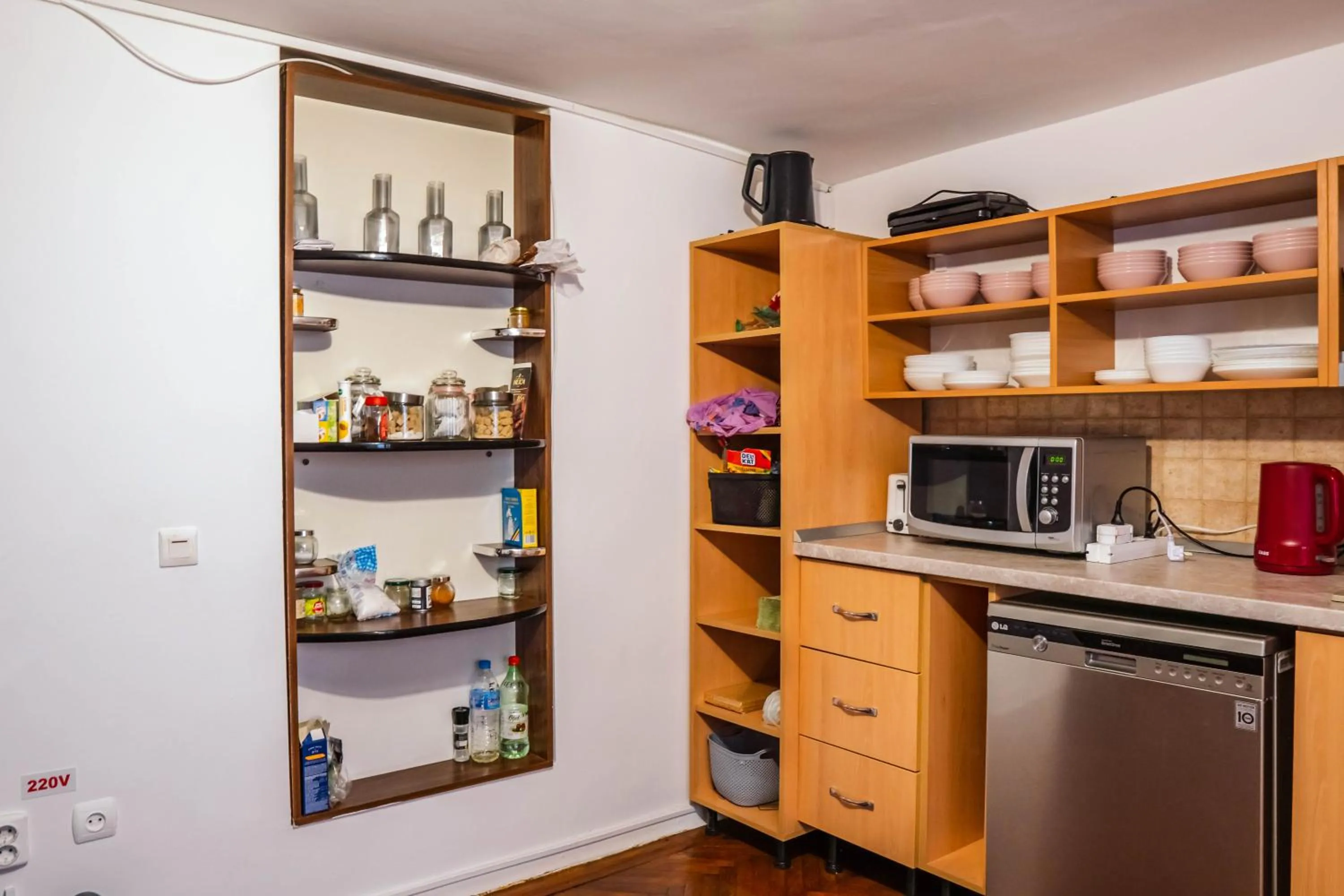 Kitchen or kitchenette in HOSTEL SPORT BUCHAREST