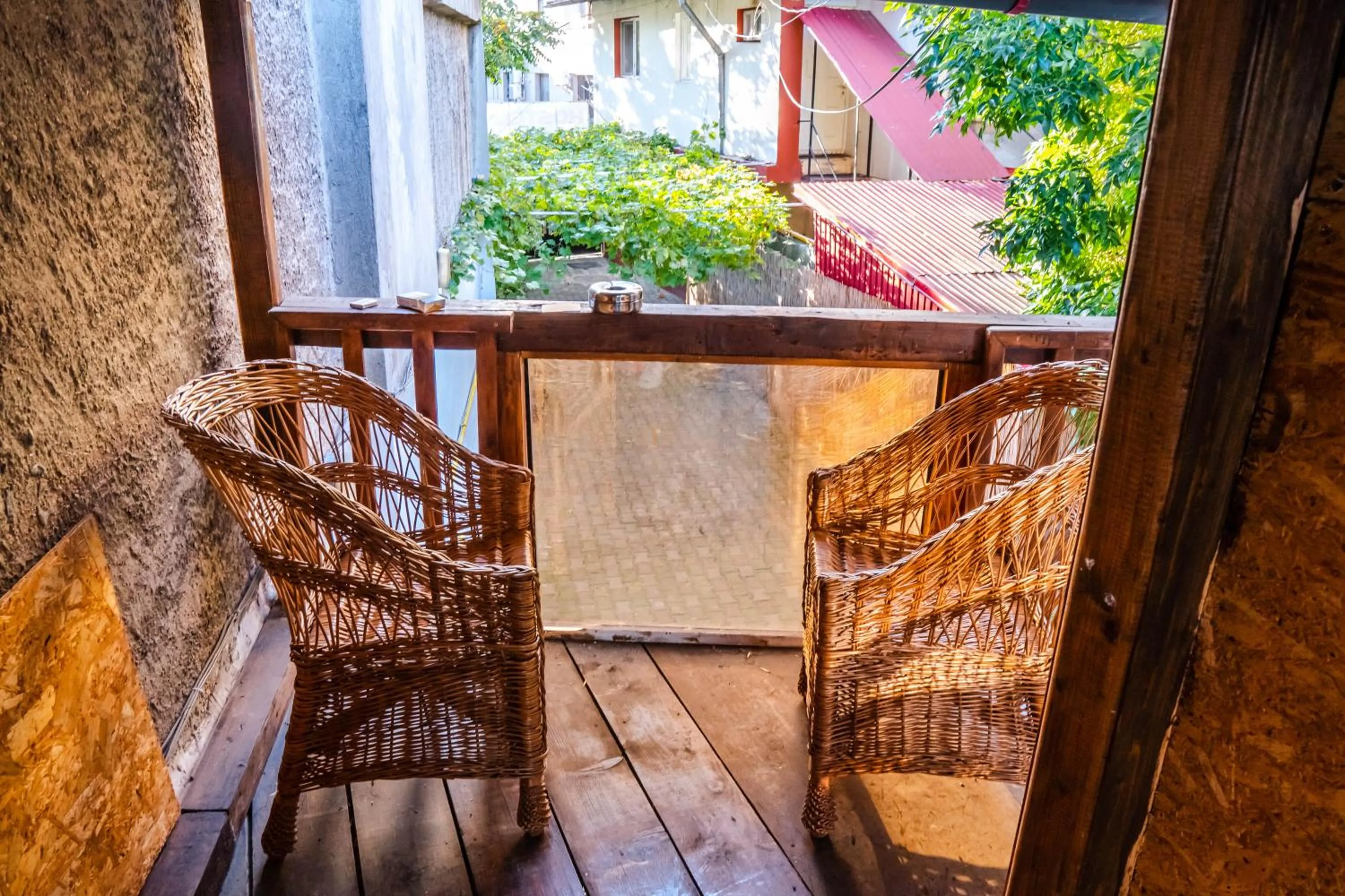 Patio in HOSTEL SPORT BUCHAREST