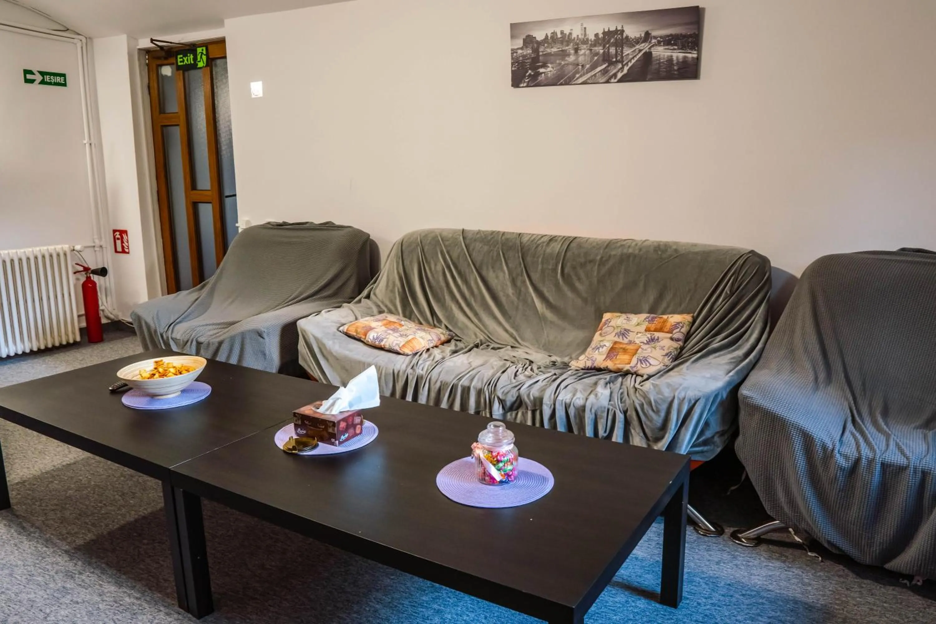 Living room in HOSTEL SPORT BUCHAREST