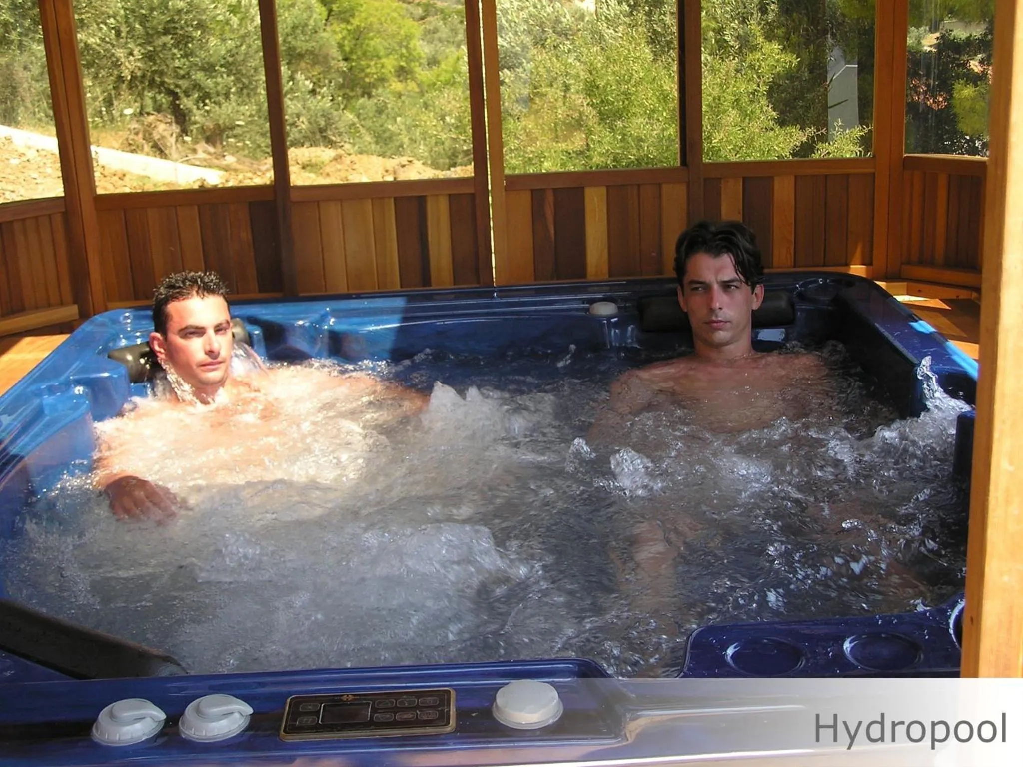 Text overlay in Eye Q Resort Seaview