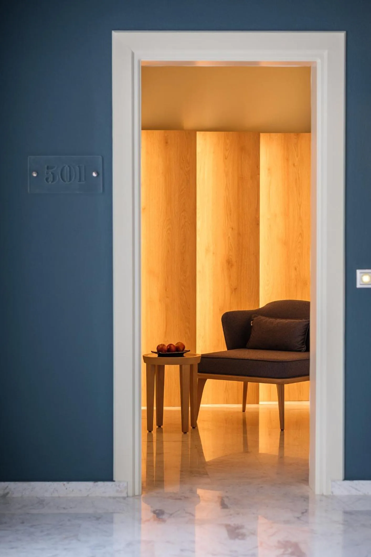 Seating area in Bourtzi Hotel