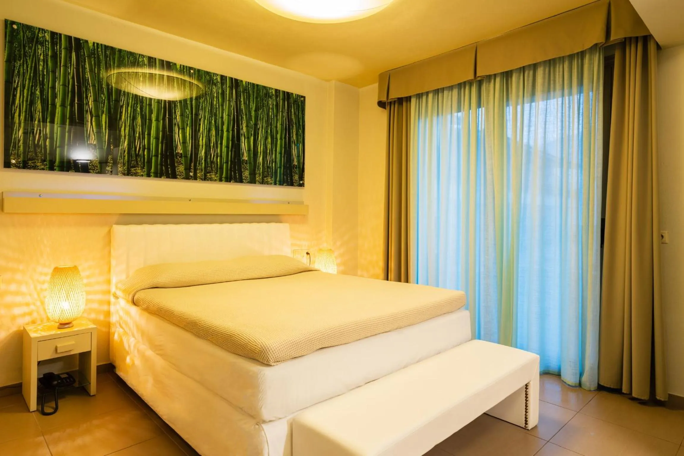 Bedroom, Bed in Bourtzi Hotel