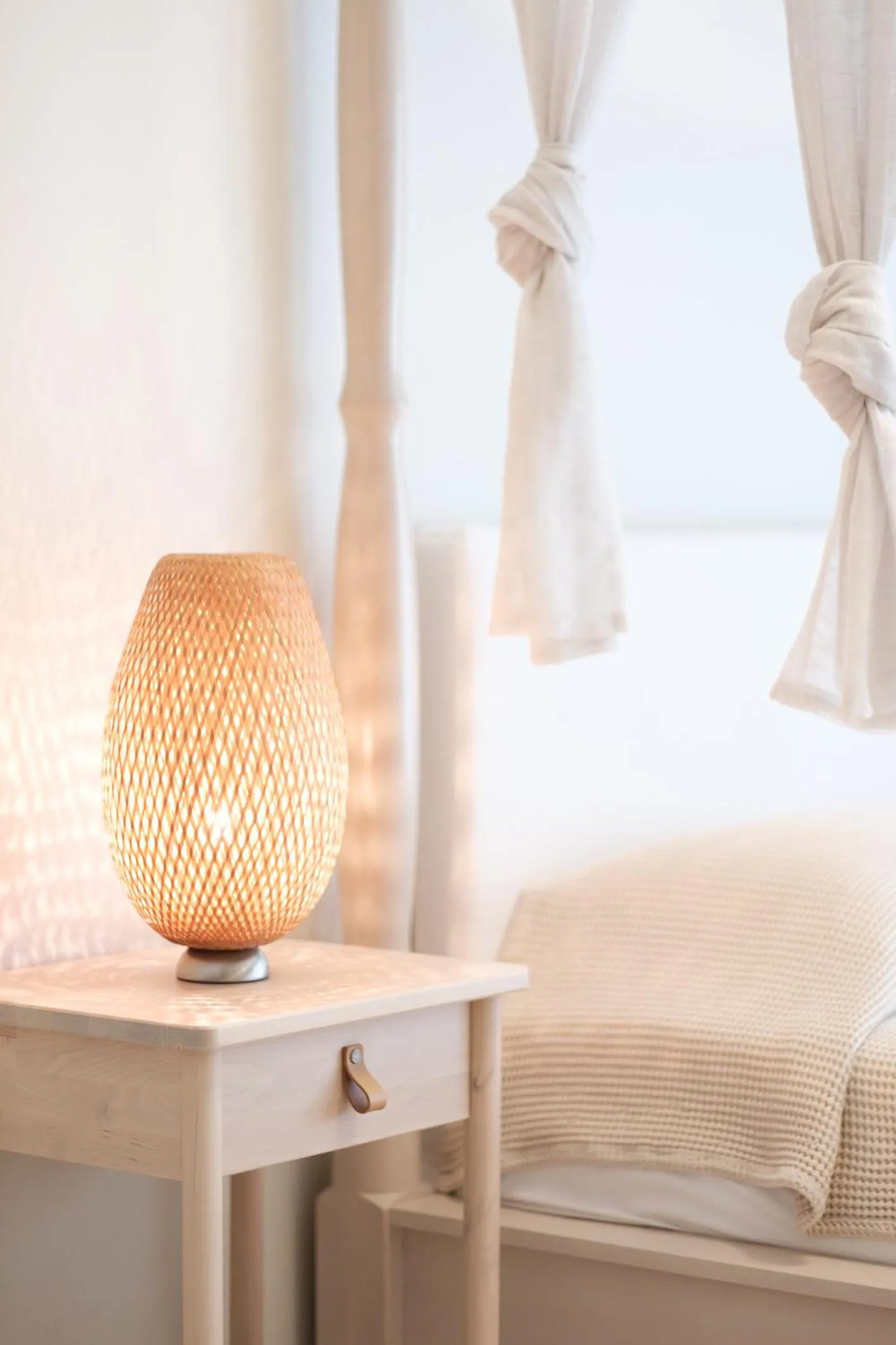 Bed in Bourtzi Hotel