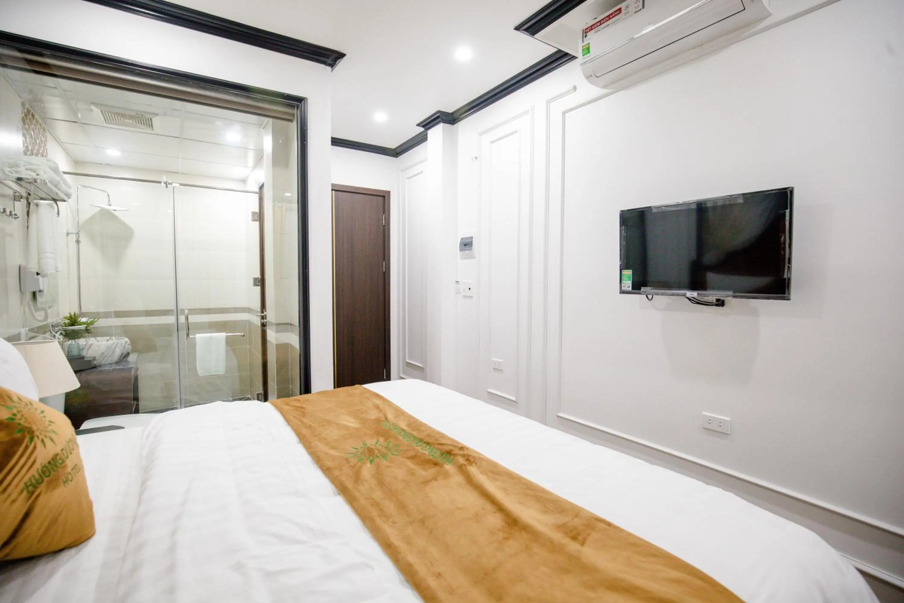 Bed in HƯỚNG DƯƠNG HOTEL THANH HOÁ