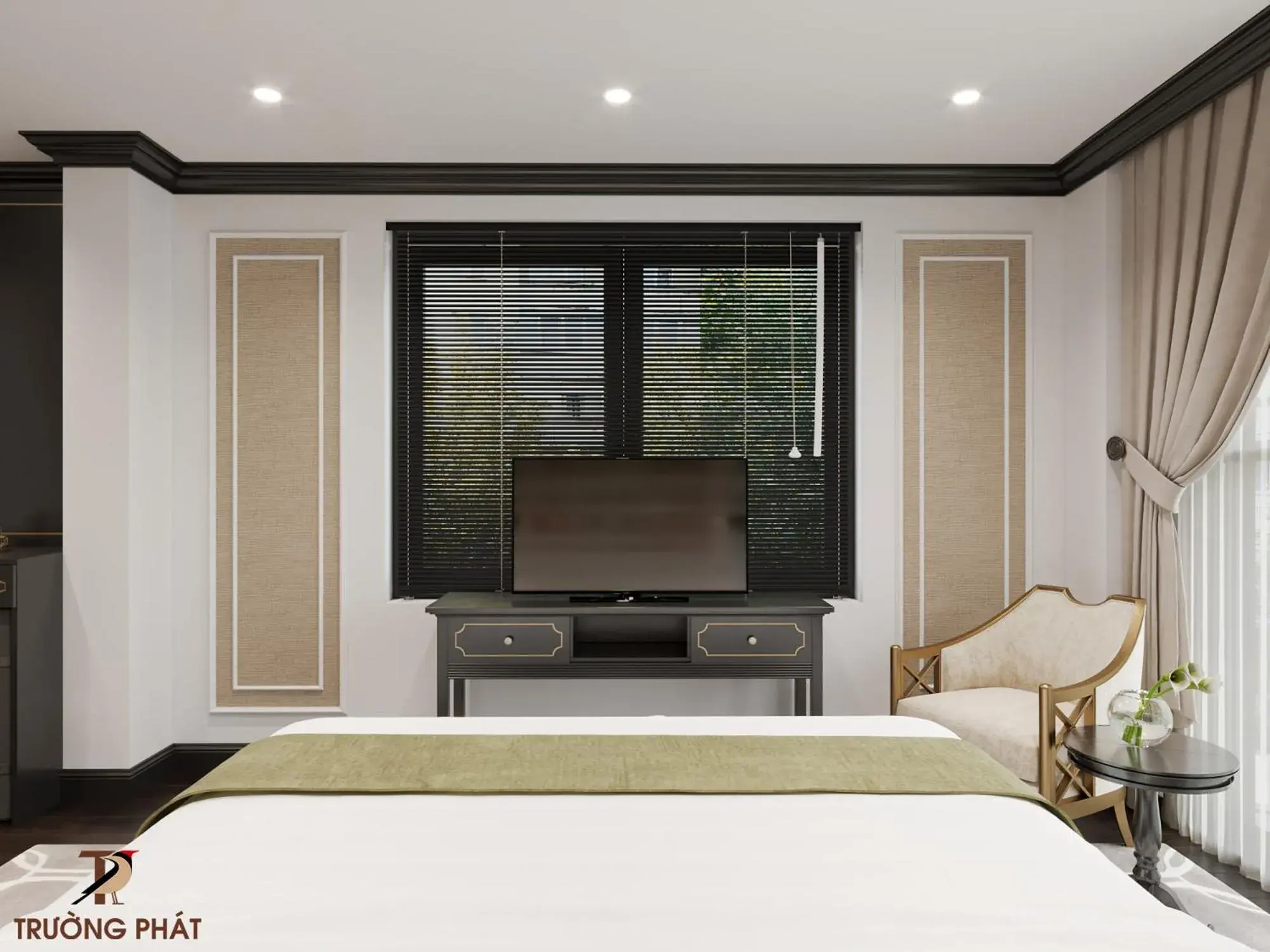 View (from property/room), Bed in HƯỚNG DƯƠNG HOTEL THANH HOÁ View (from property/room), Bed in HƯỚNG DƯƠNG HOTEL THANH HOÁ