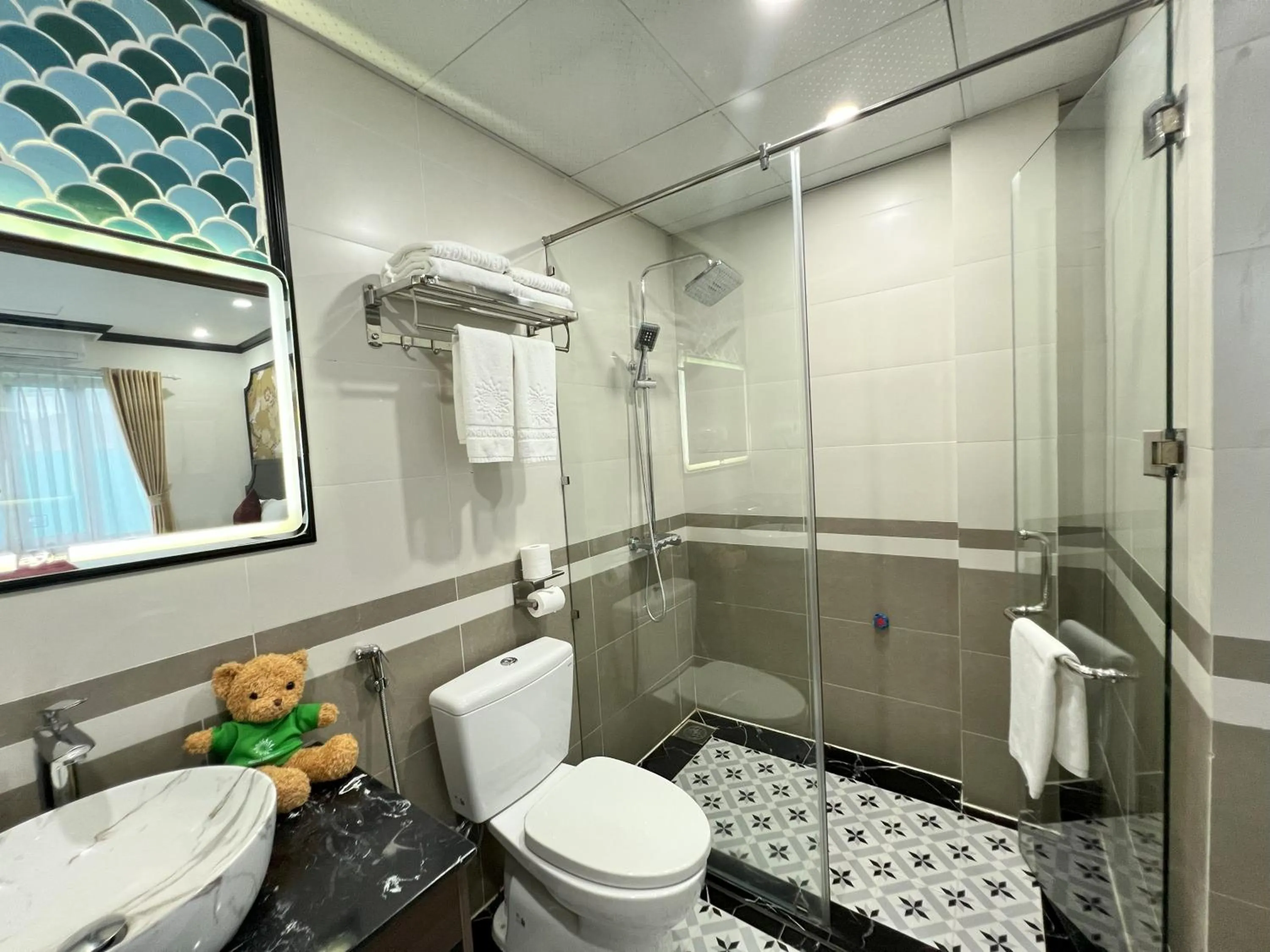 Bathroom in HƯỚNG DƯƠNG HOTEL THANH HOÁ