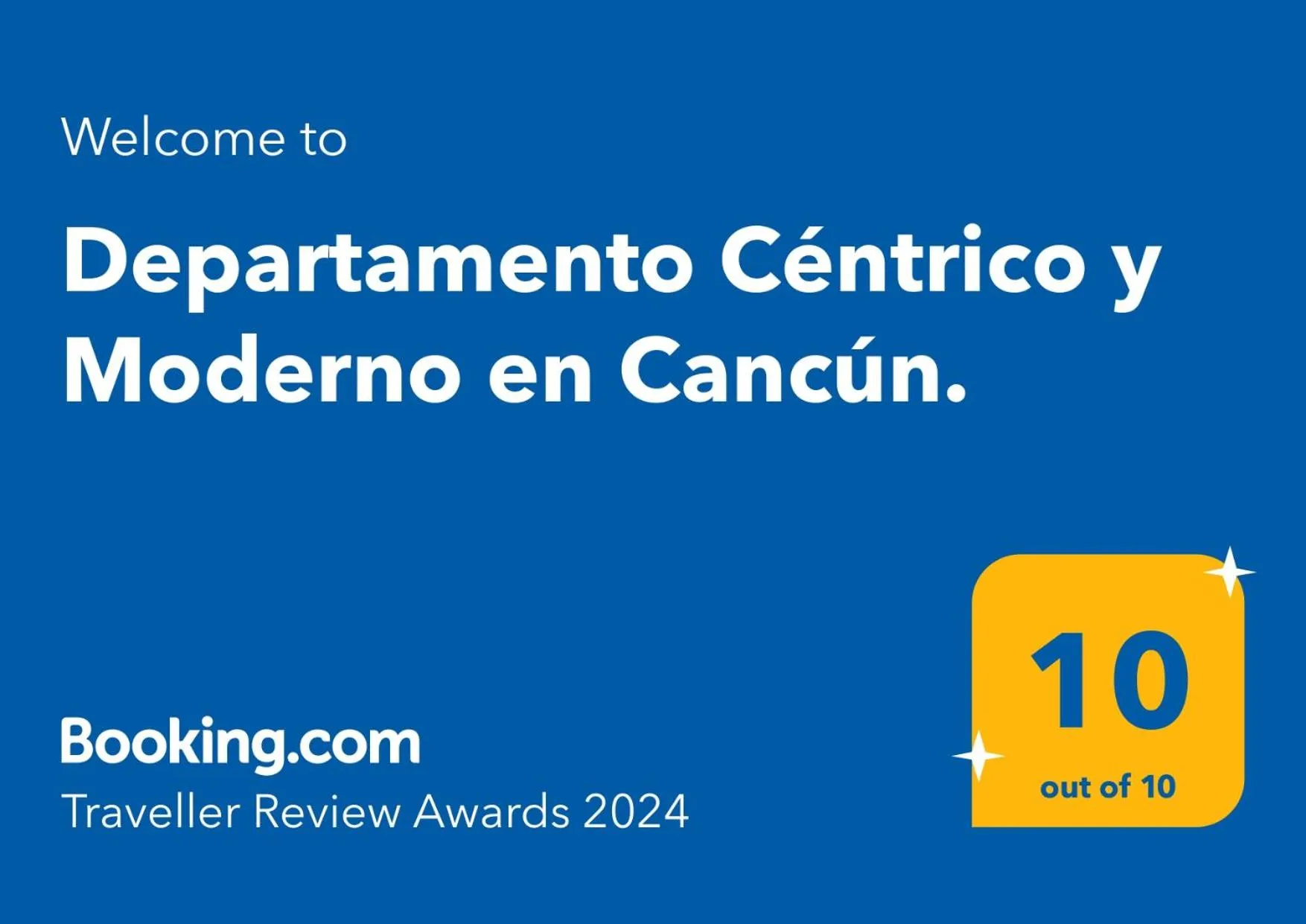 Certificate/Award in Departamento Céntrico y Moderno en Cancún.