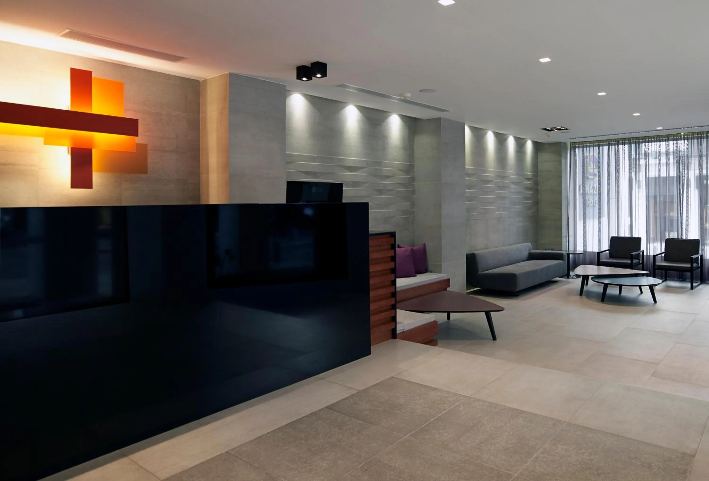 Lobby or reception in Amazon Hotel